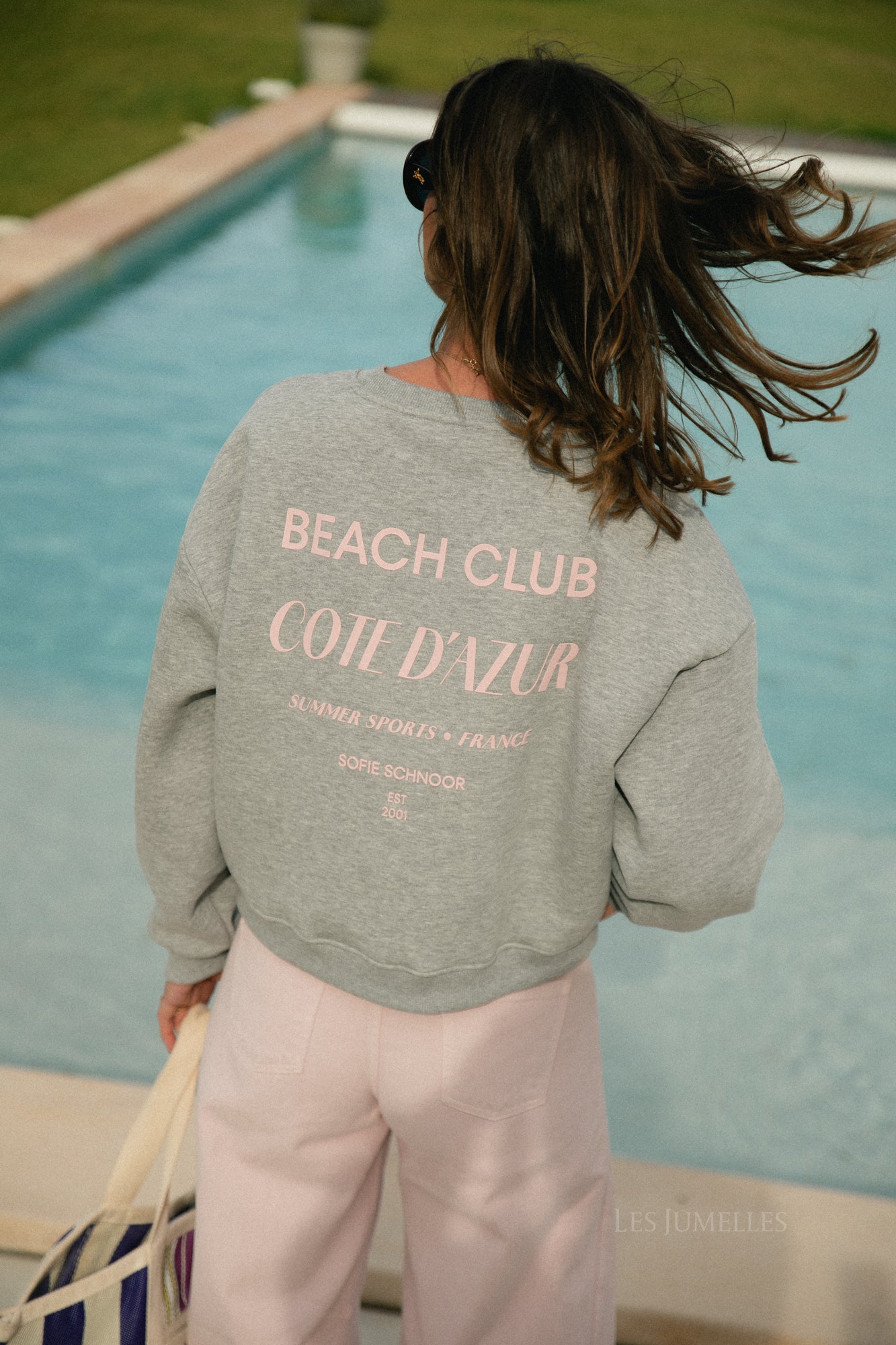 ElinSW Sweatshirt grau meliert – Beach Club