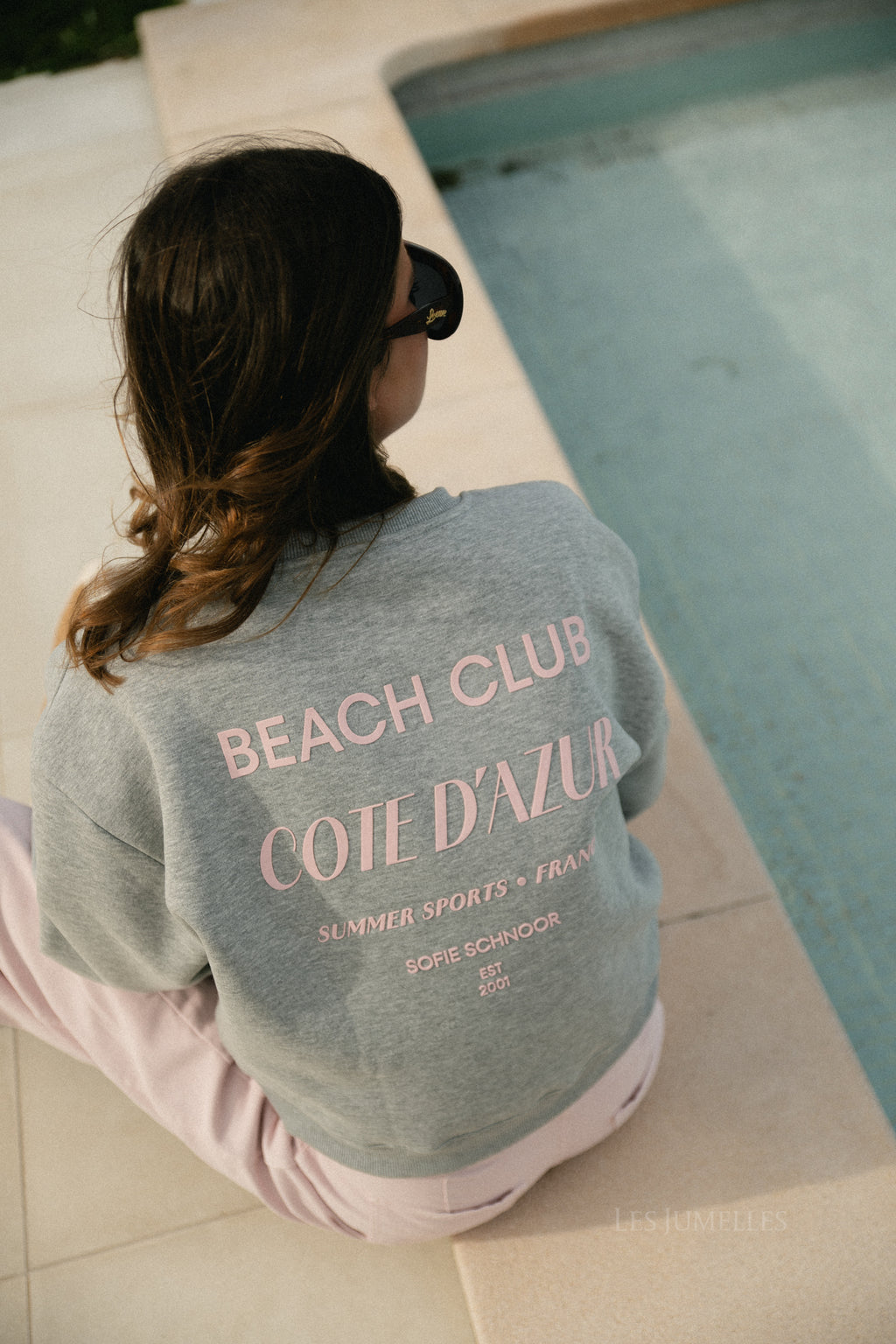ElinSW Sweatshirt grau meliert – Beach Club