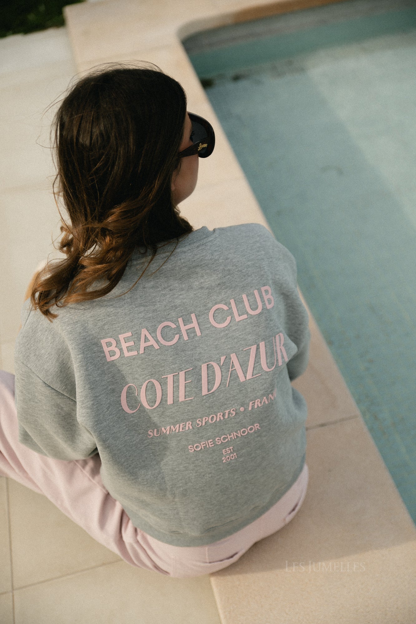 ElinSW Sweatshirt grau meliert – Beach Club