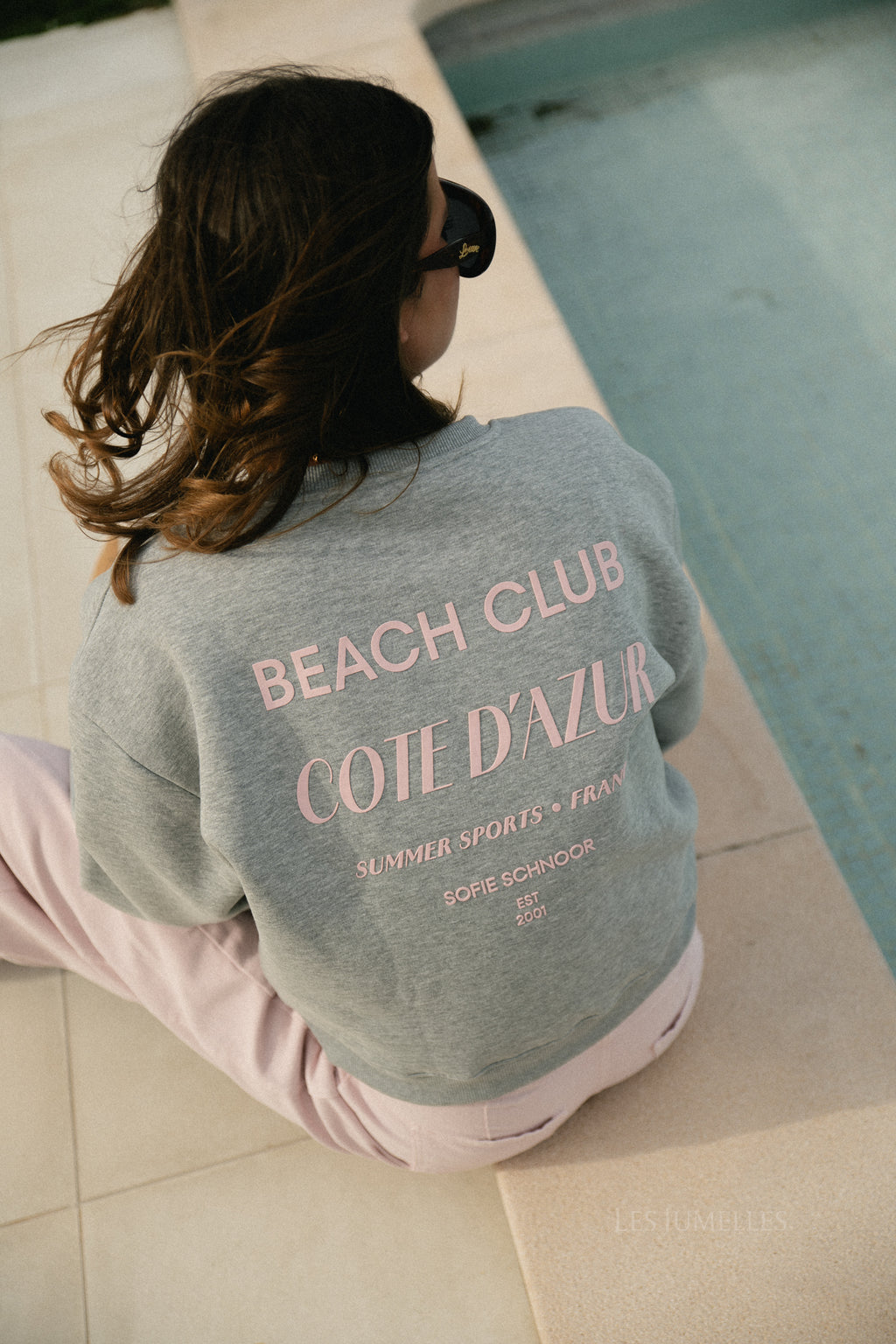 ElinSW Sweatshirt grau meliert – Beach Club