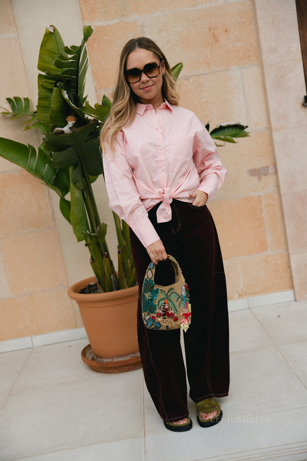 Chemise AdaleneSW rose pâle