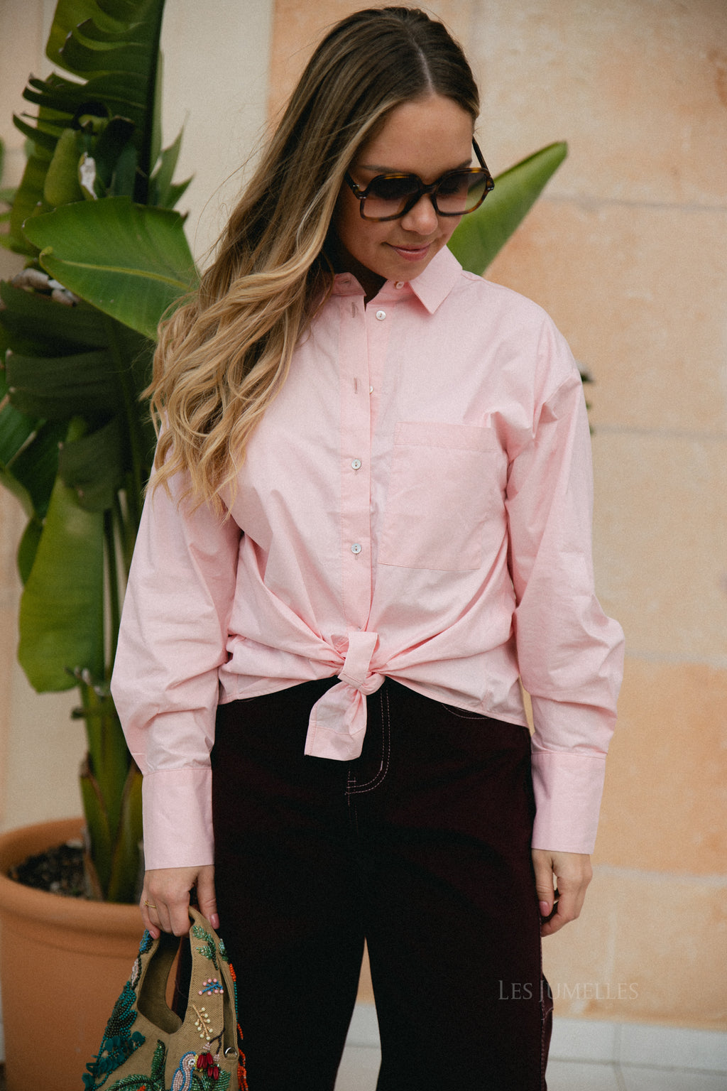 Chemise AdaleneSW rose pâle