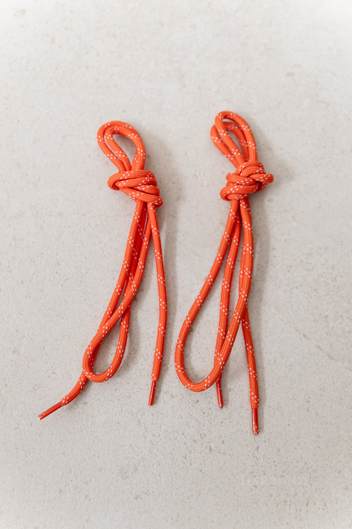 Paracord laces set of 2 multicolor orange