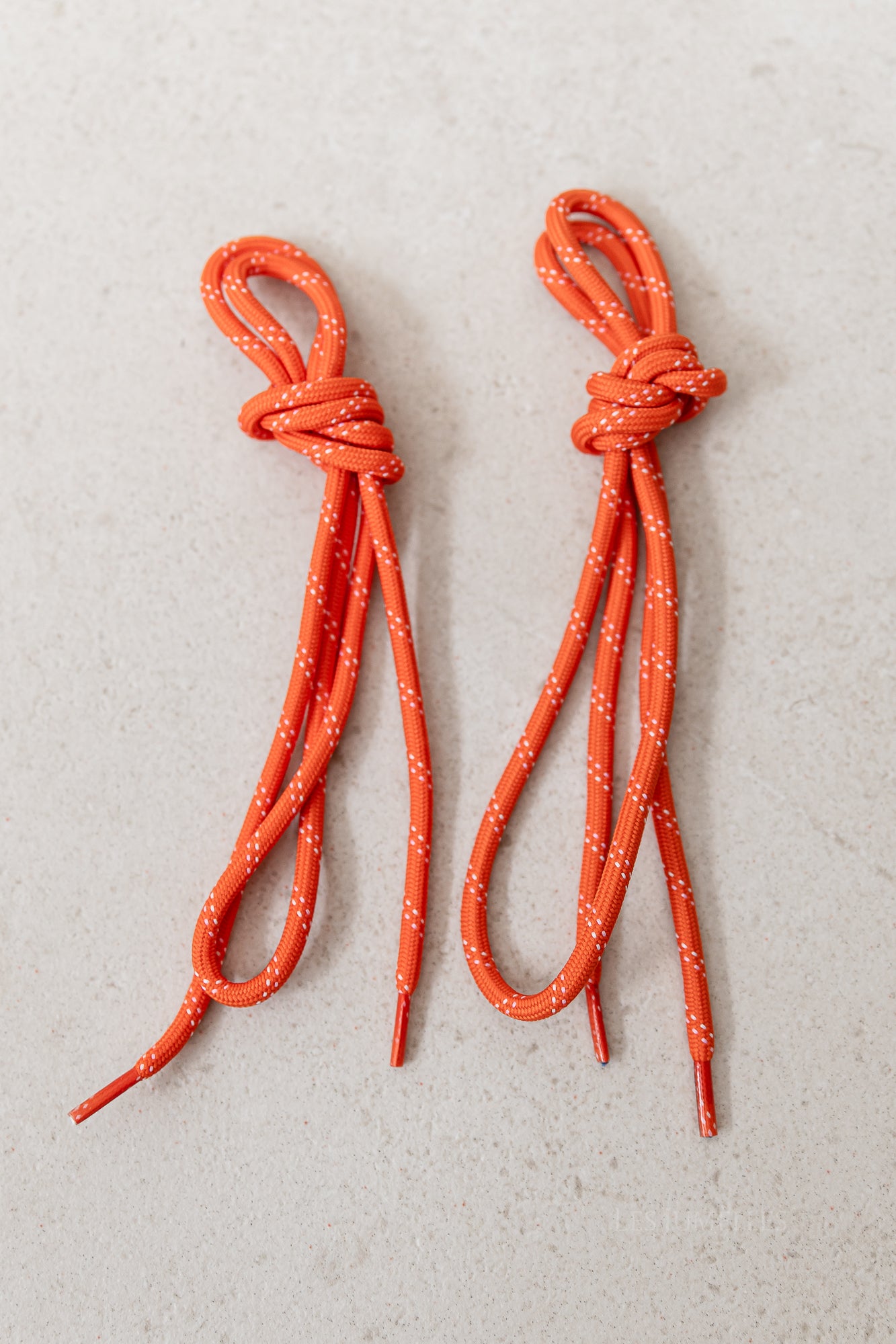 Paracord laces set of 2 multicolor orange