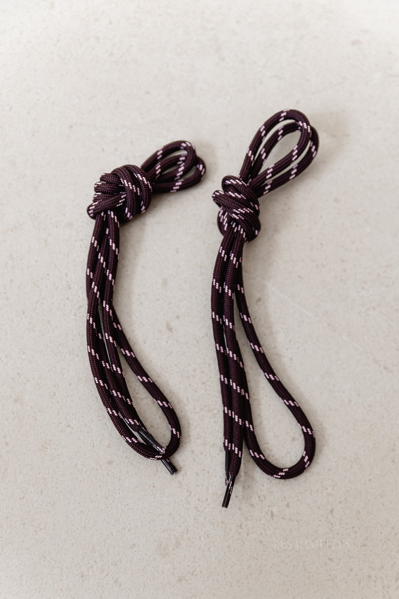 Paracord laces set of 2 multicolor burgundy