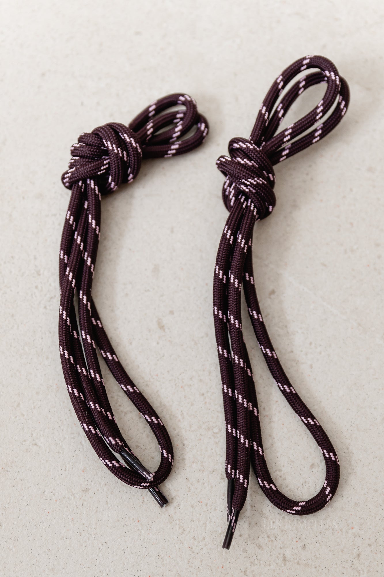 Paracord laces set of 2 multicolor burgundy