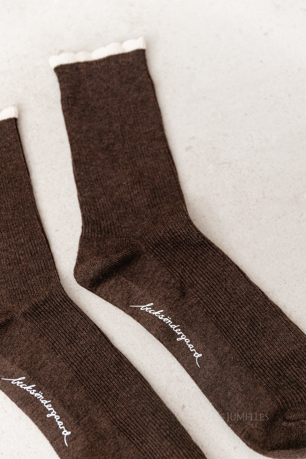 Talula socks hot fudge brown