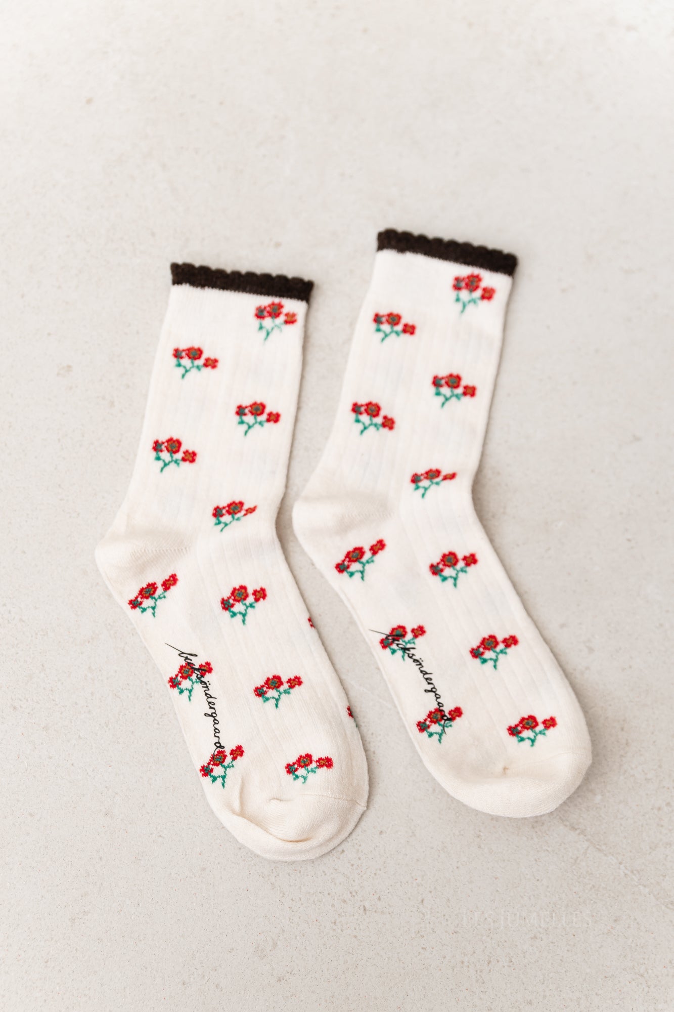 Talula flotile socks birch white