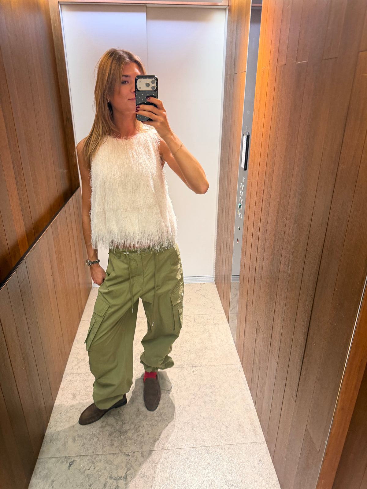 YASFrikke SL fringe top pristine