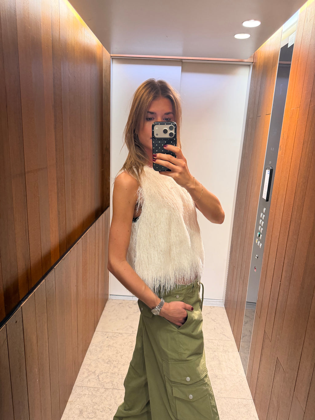 YASFrikke SL fringe top pristine
