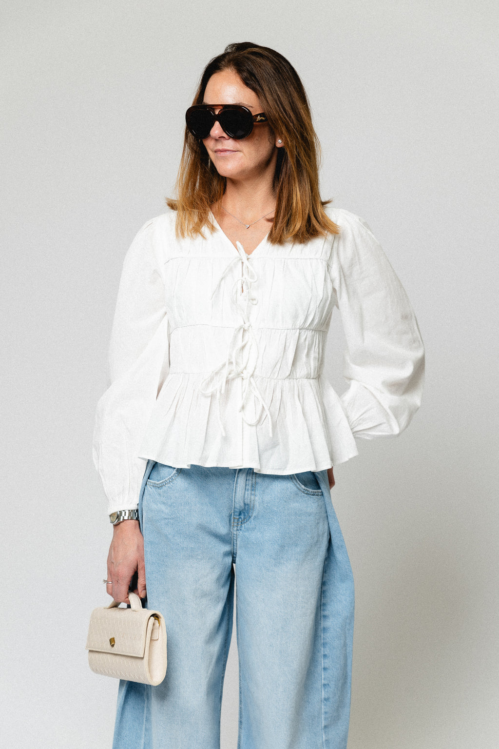 YASEbba LS top star white