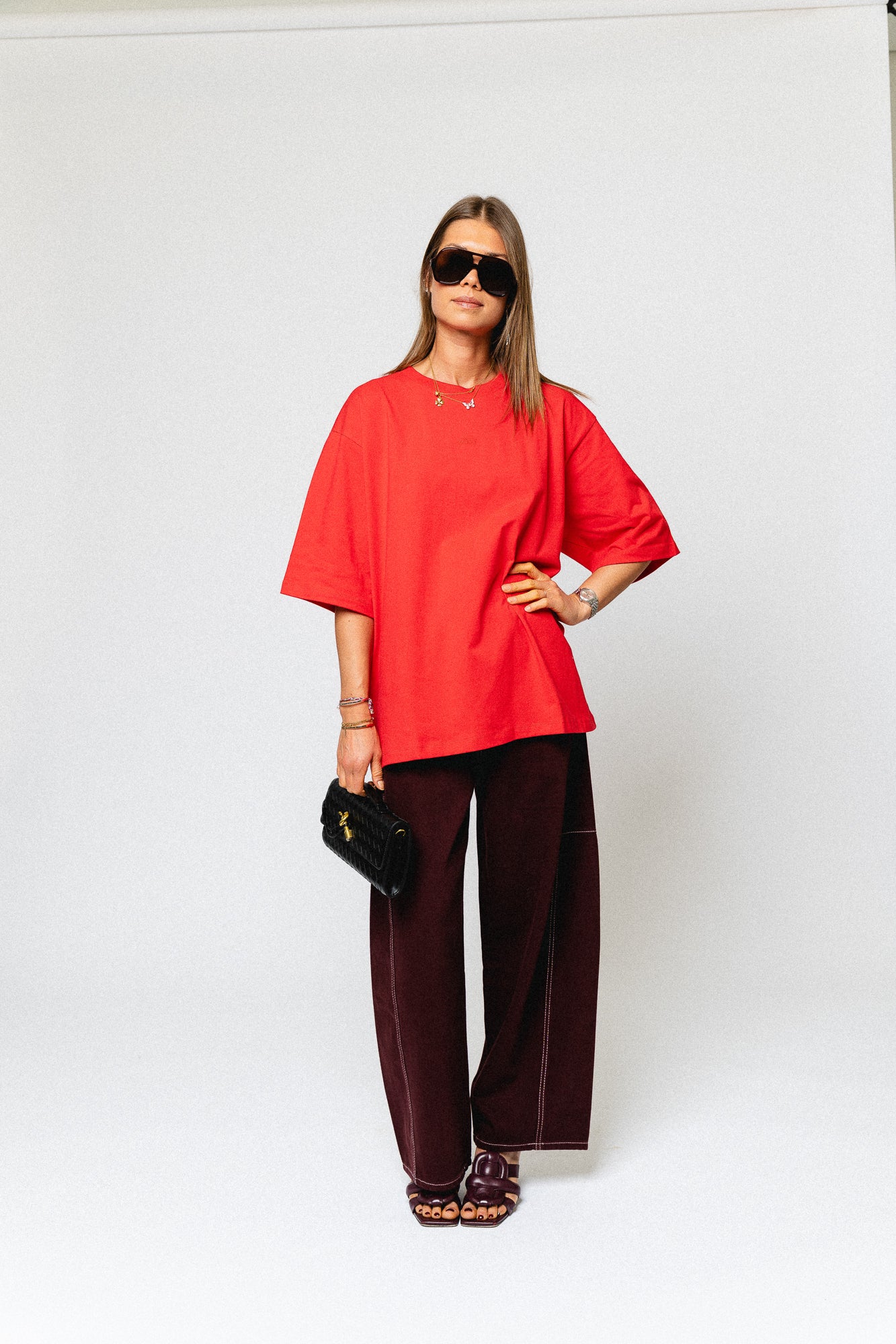 Willow denim pants plum