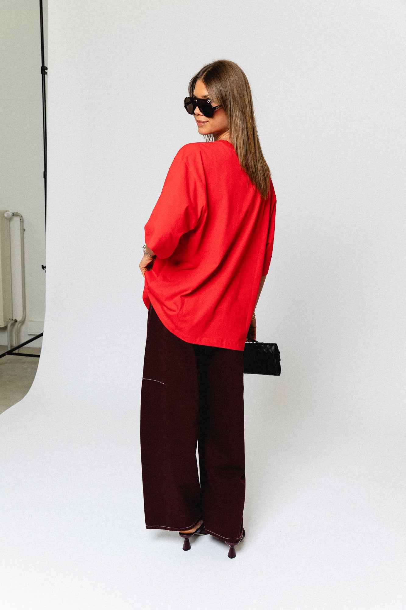 Willow denim pants plum