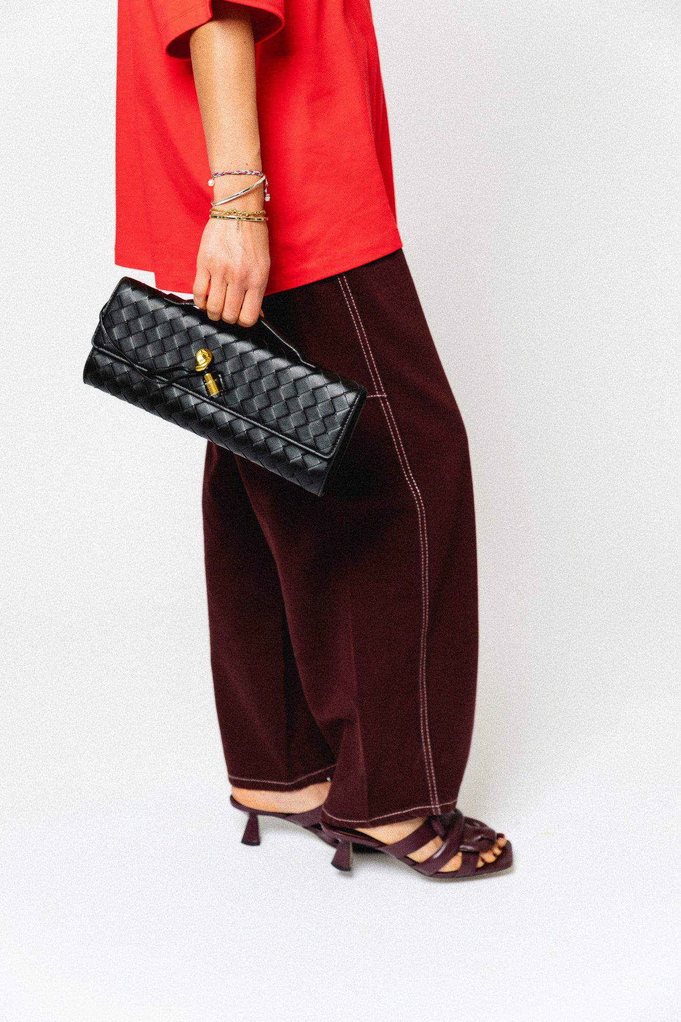 Willow denim pants plum