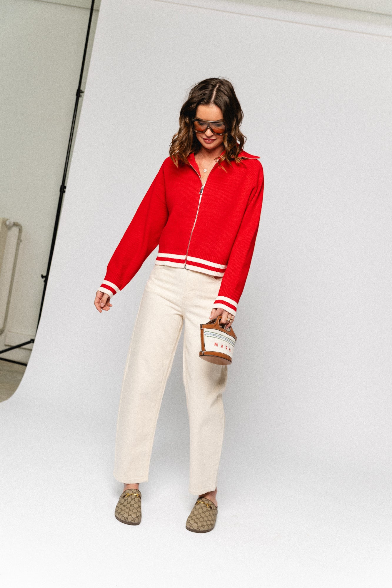 SLFBarrel Ebba HW jeans egret