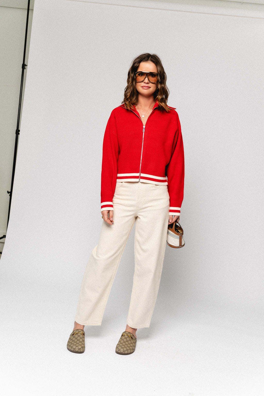 SLFBarrel Ebba HW jeans egret