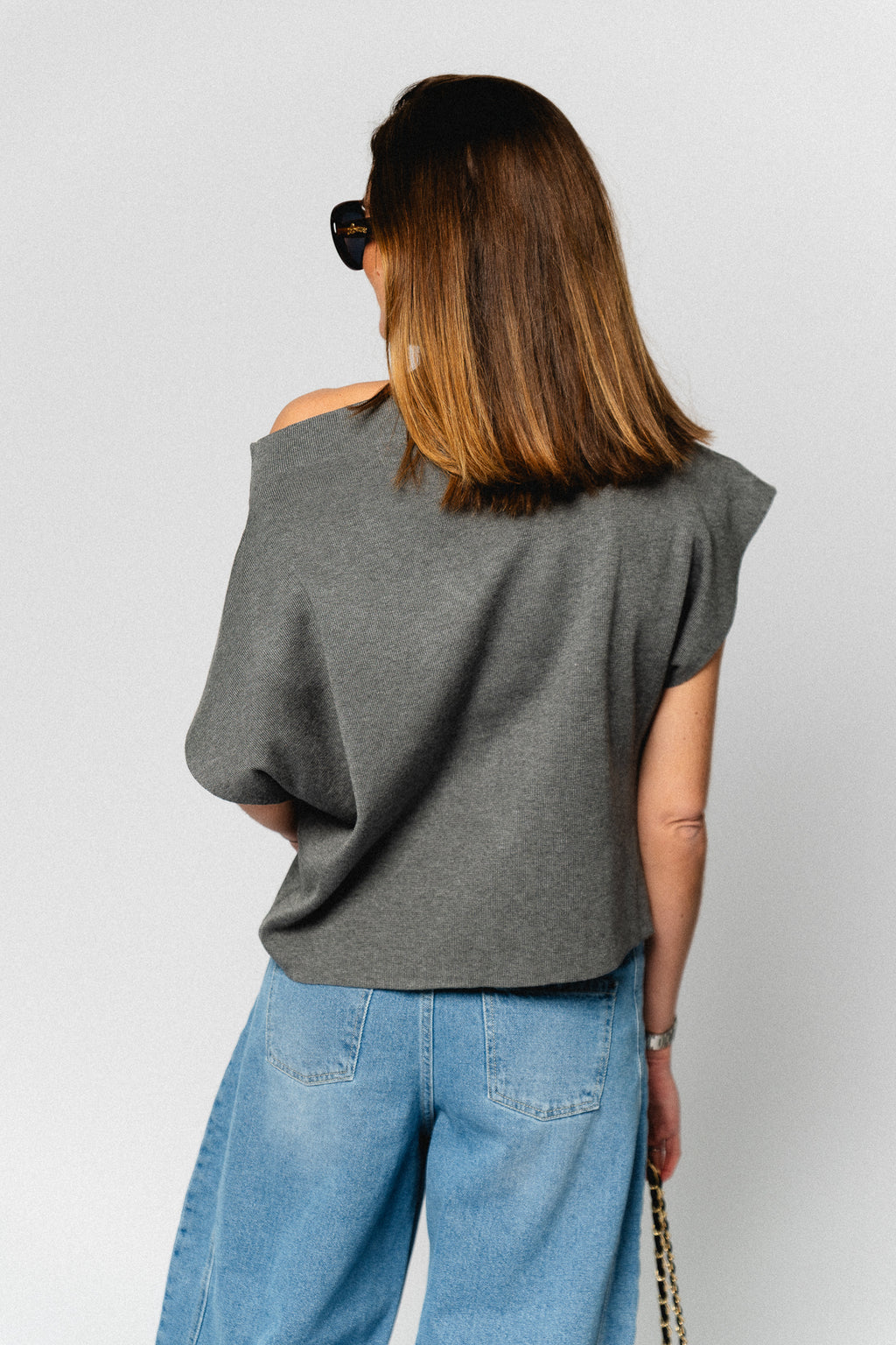 Celina Barrel Jeans Mittelblau