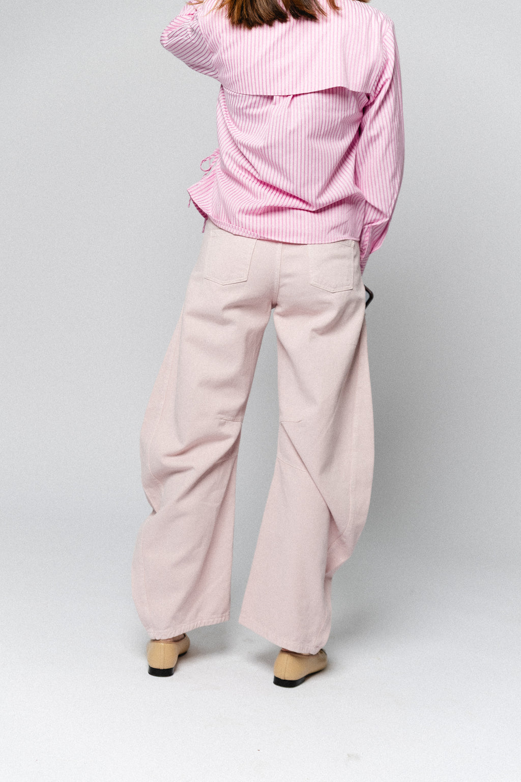Jada barrel jeans rosa