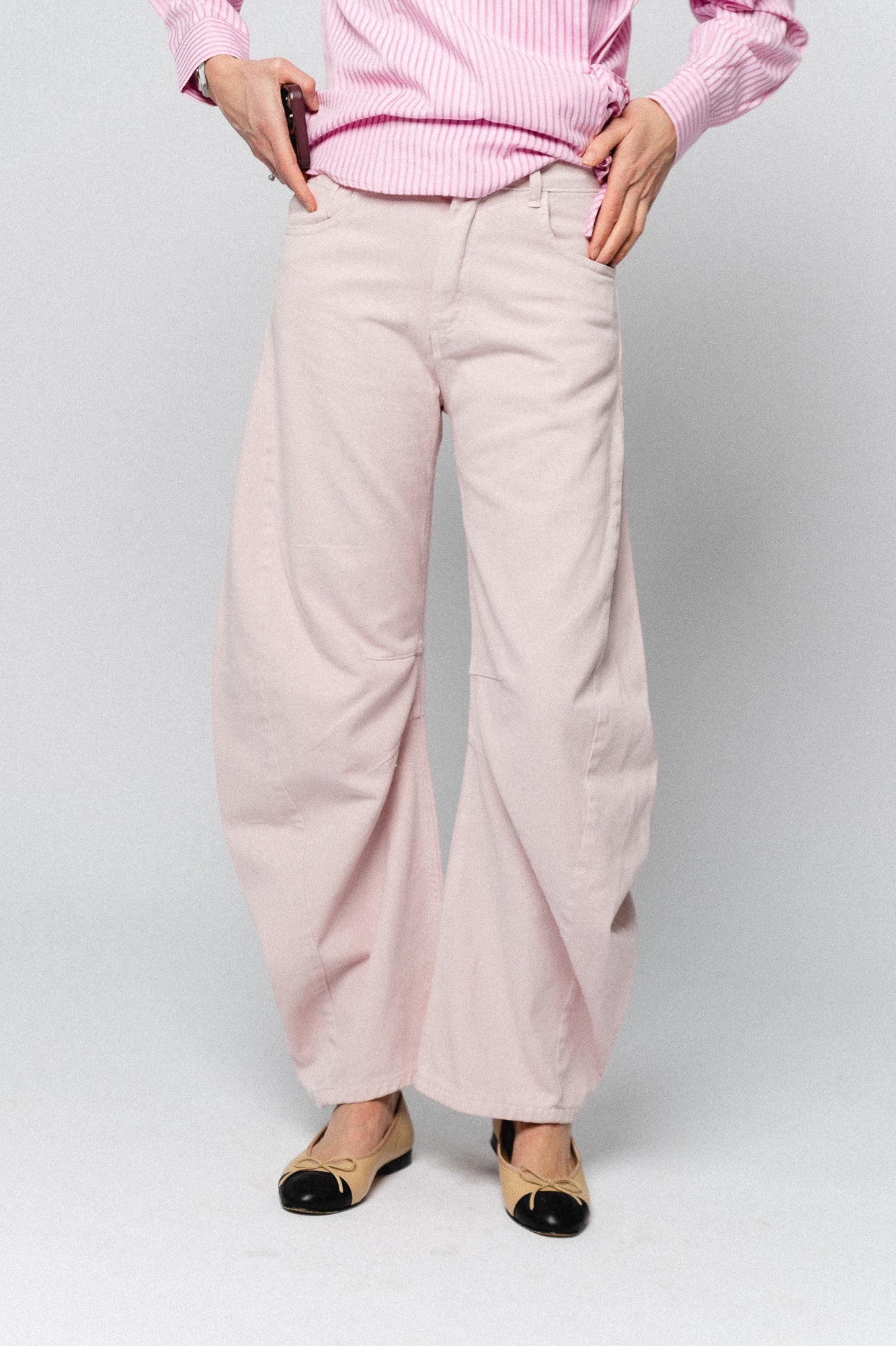 Jada barrel jeans pink