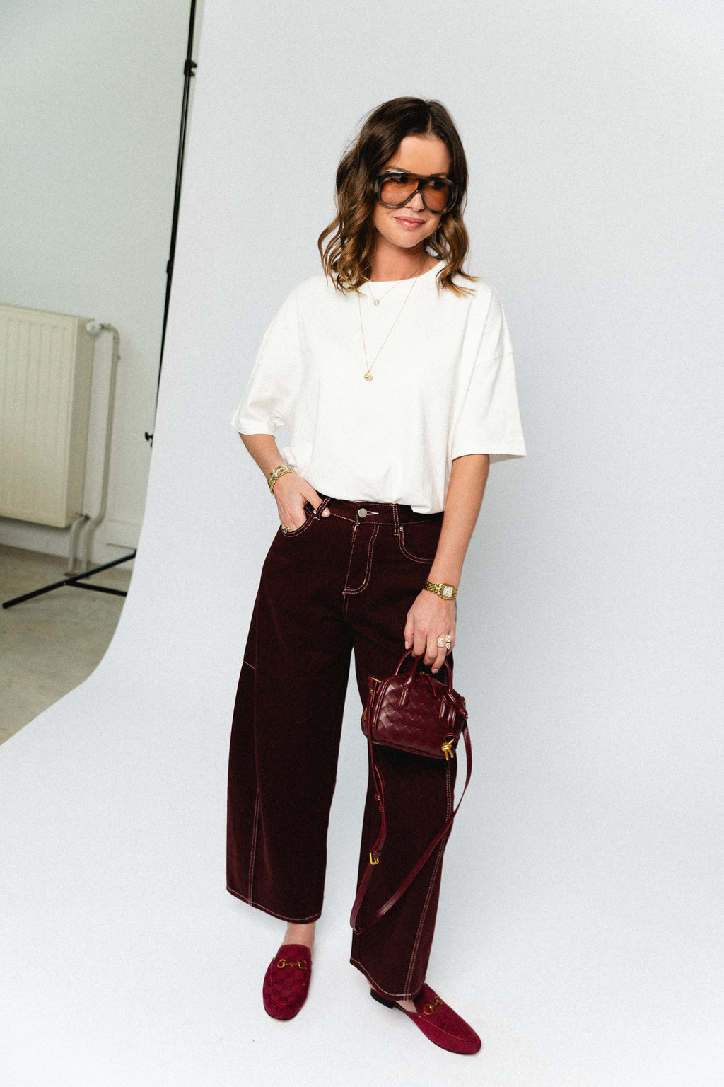 Posey oversized T-shirt ecru