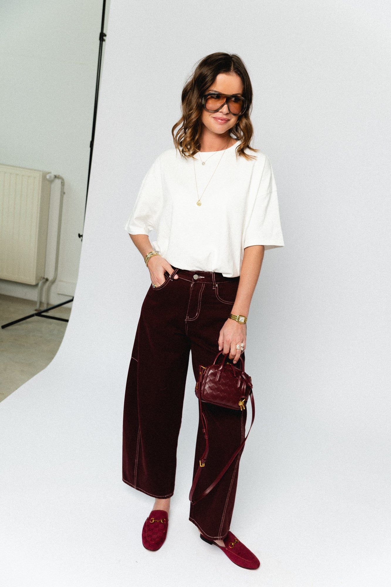 Posey oversized T-shirt ecru