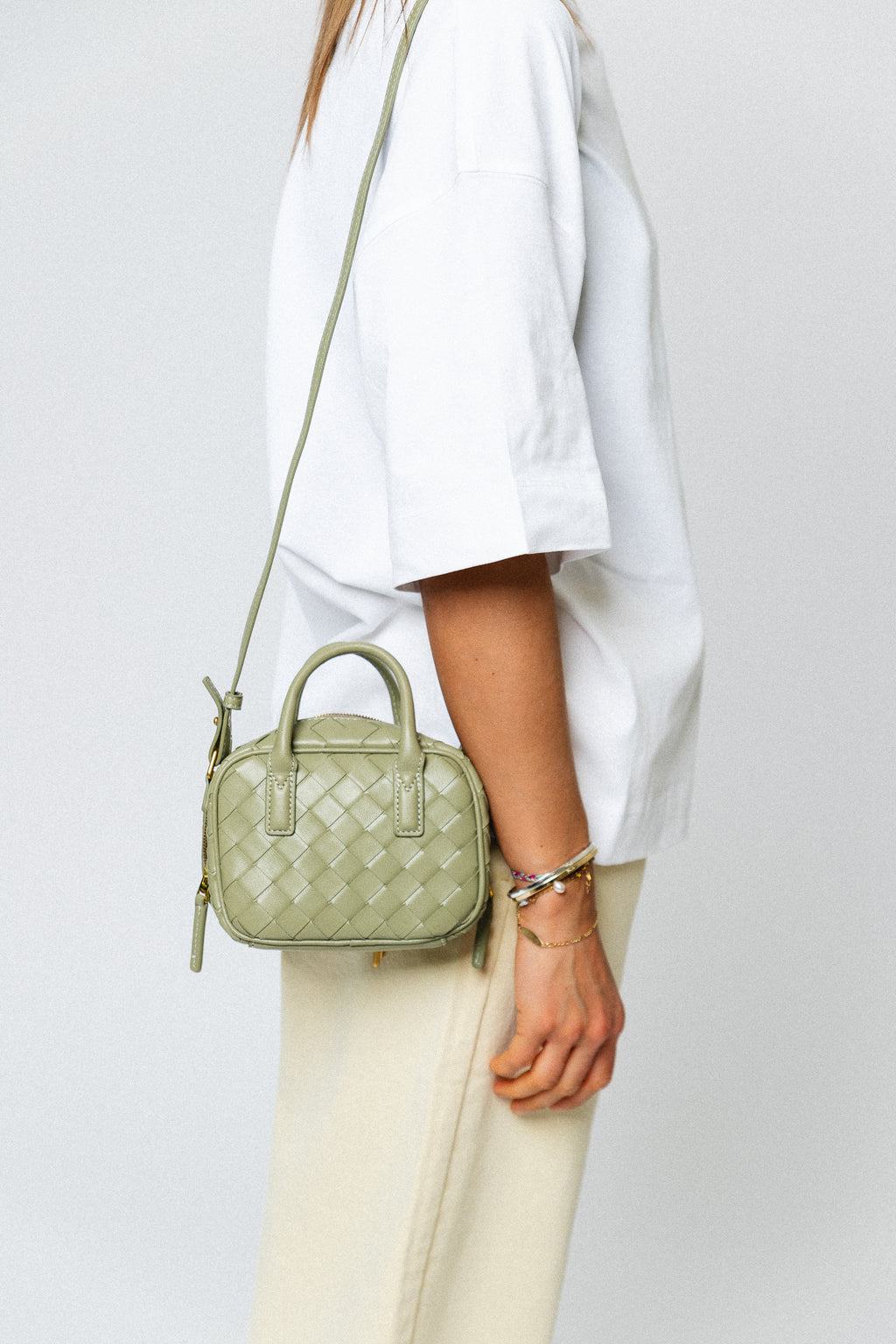 SLFColwoman 2/4 oversized tee bright white