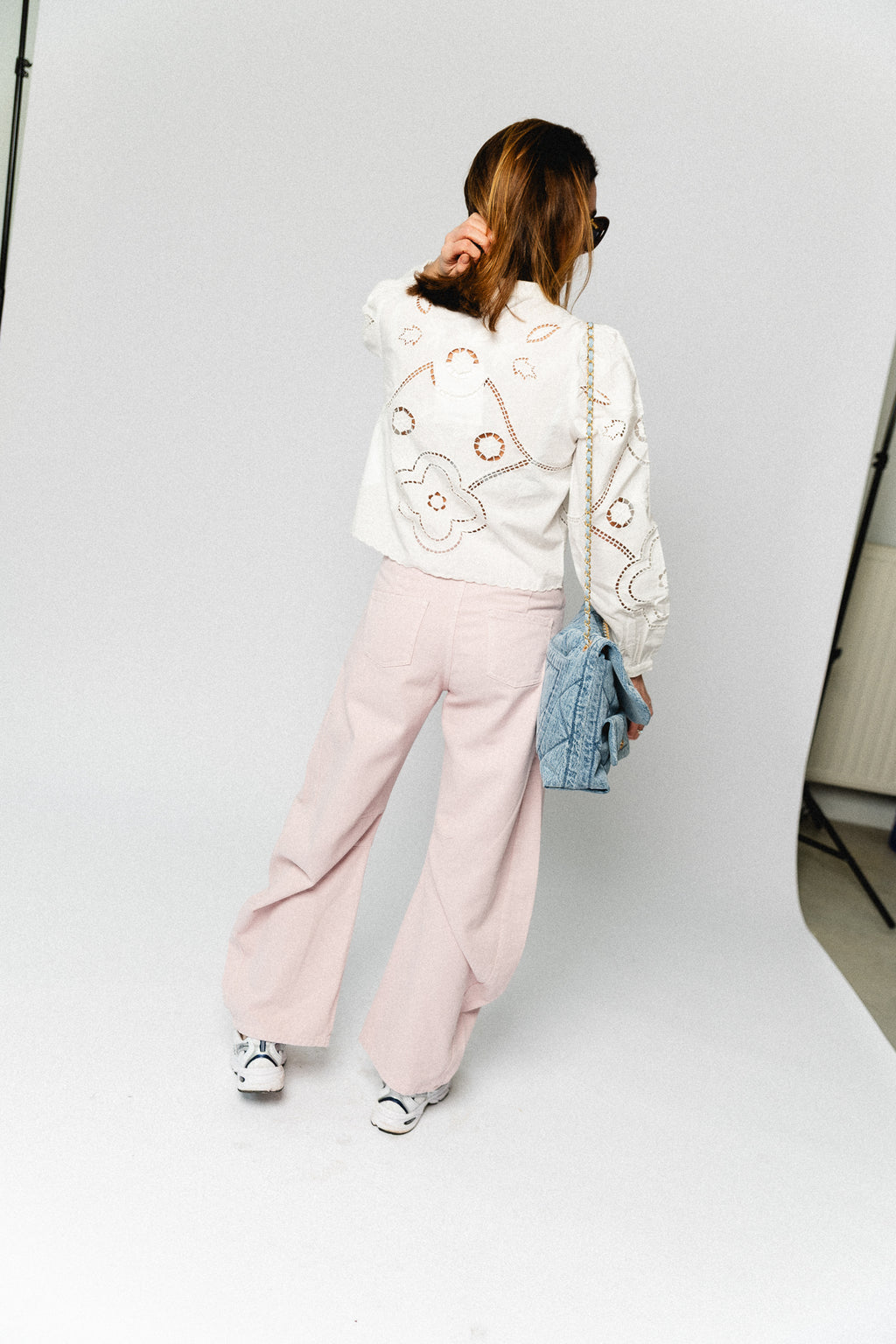 ROUCarinL/S O-neck top cloud dancer