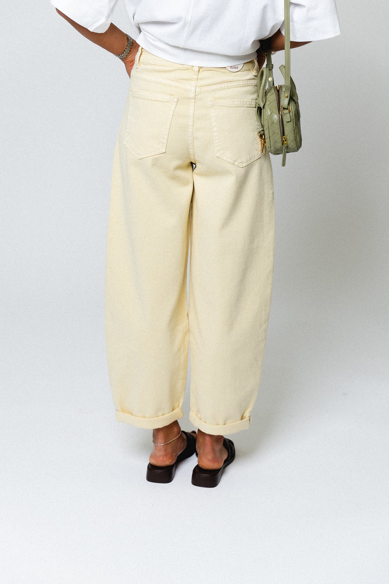 Maurelle balloon fit jeans butter yellow