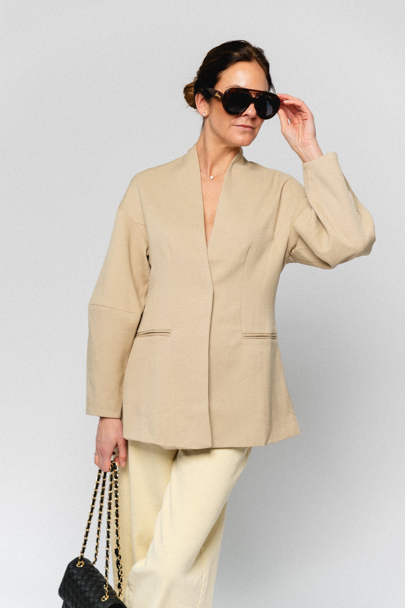 Philippine blazer taupe