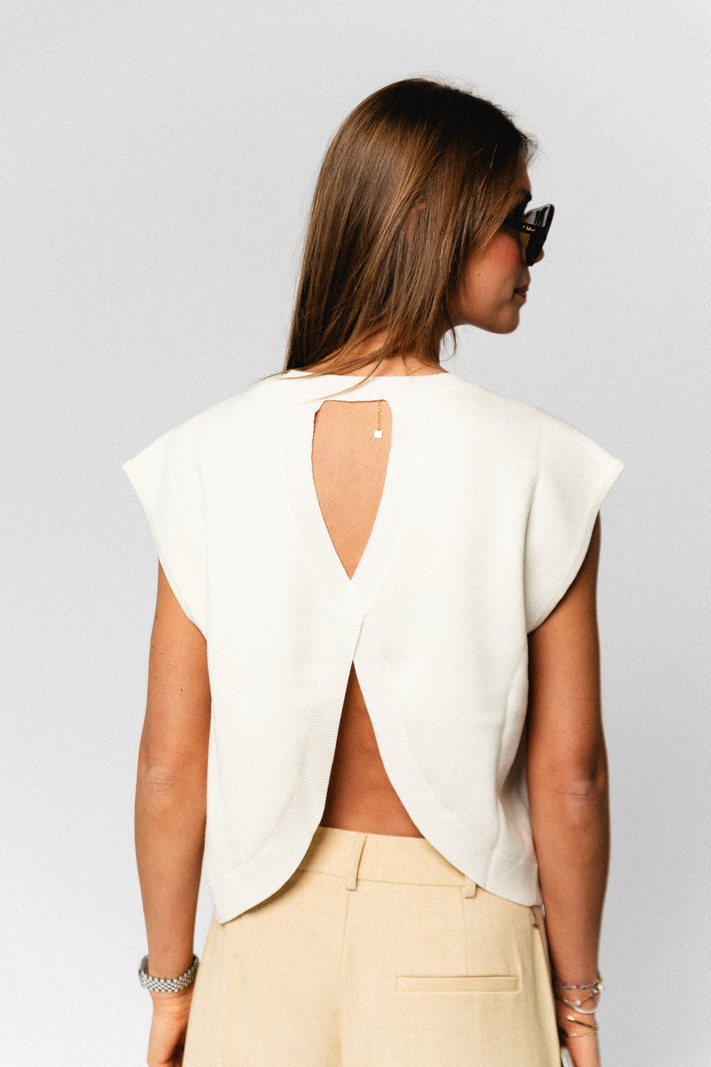 Plama pull off white