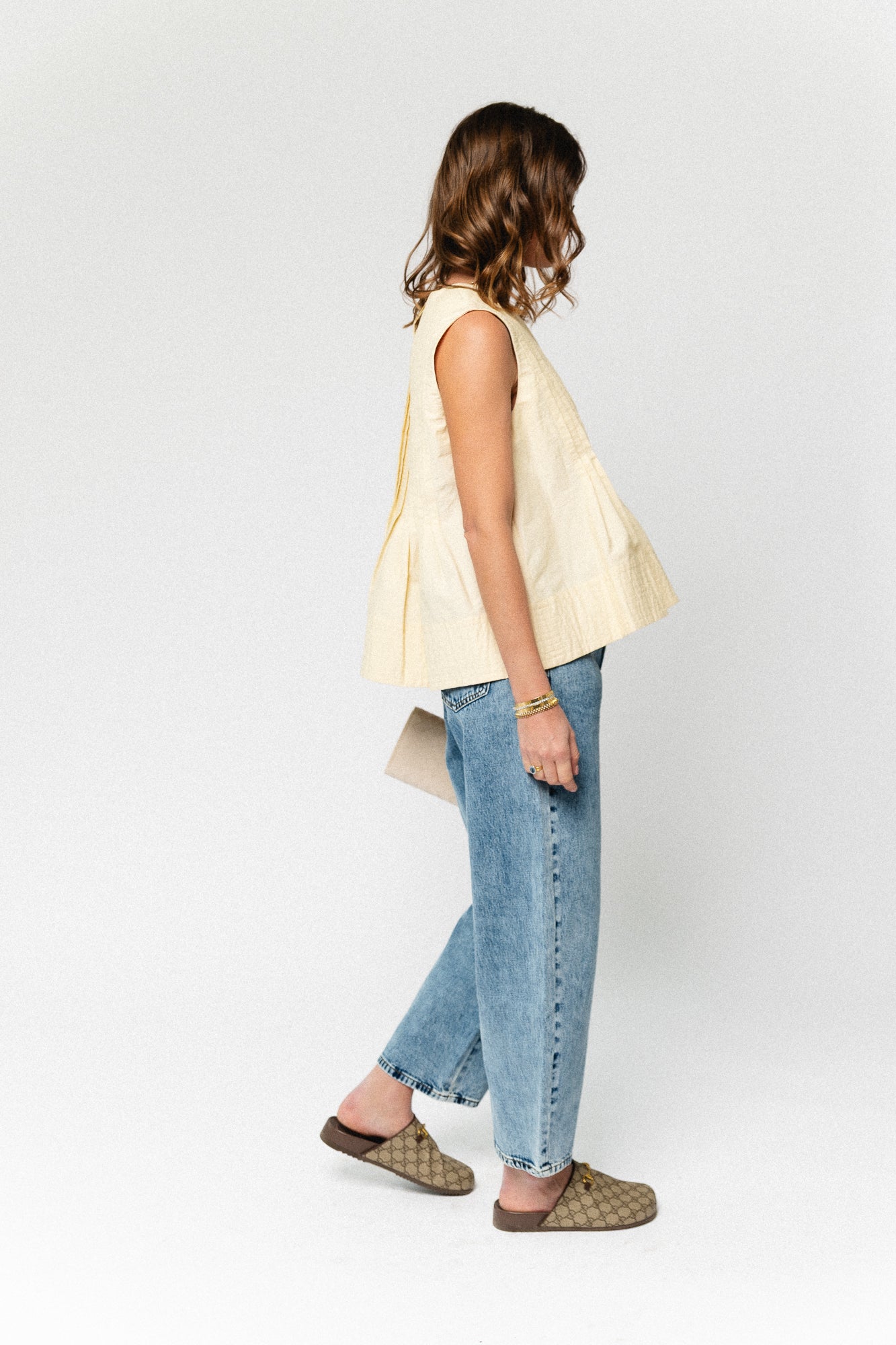 Luigi top butter yellow