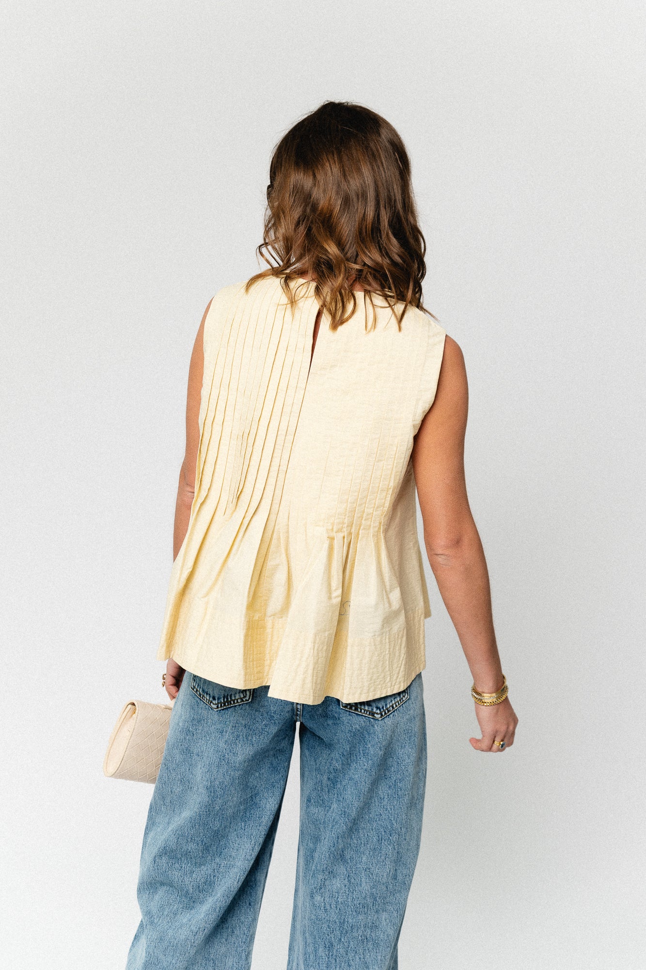 Luigi top butter yellow