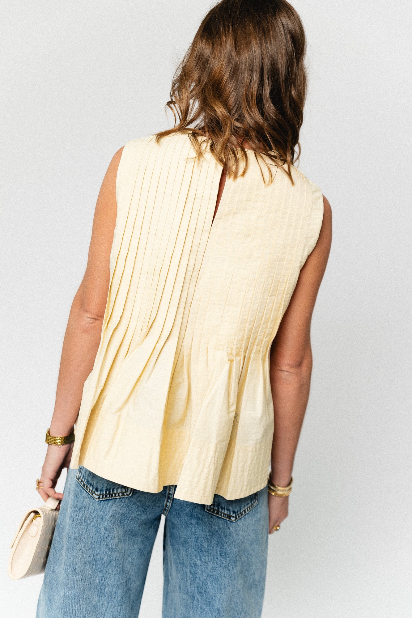 Luigi top butter yellow