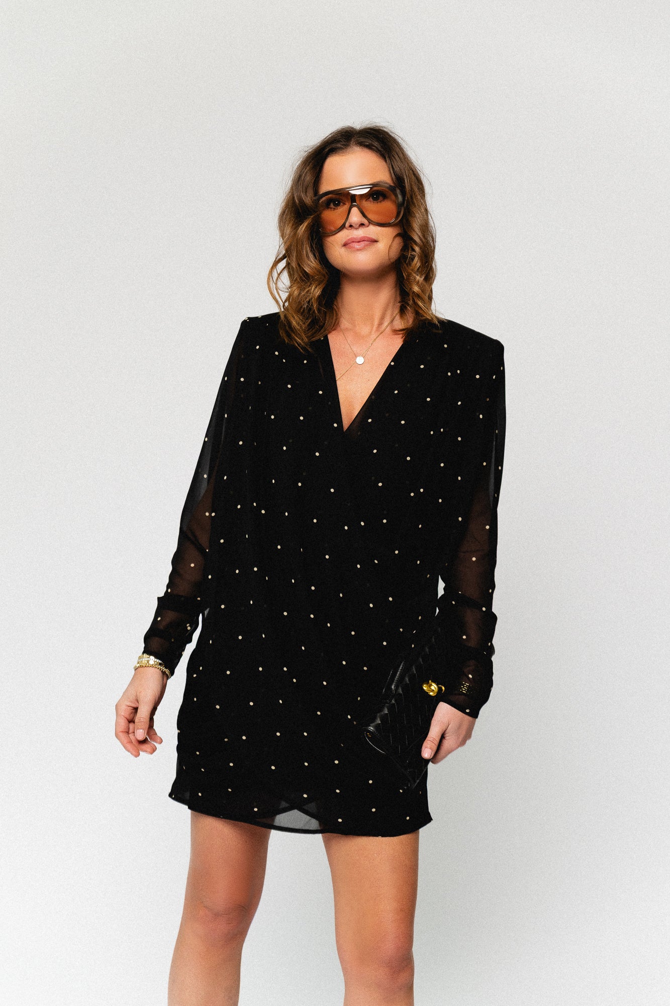 GZDorthie P dress khaki dot