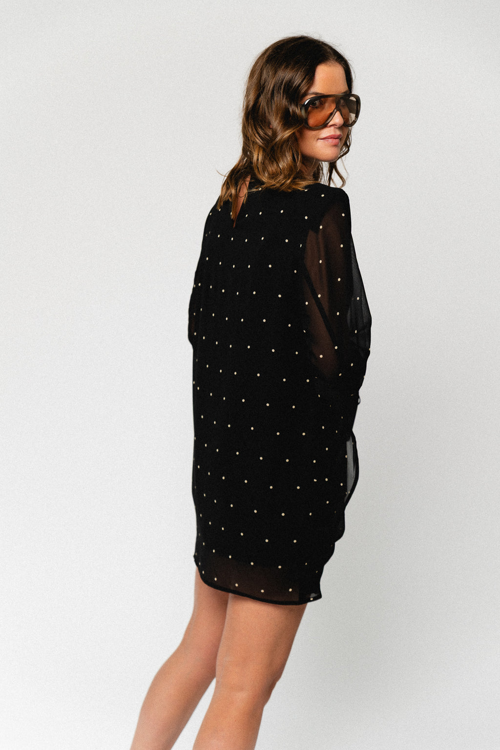 GZDorthie P dress khaki dot