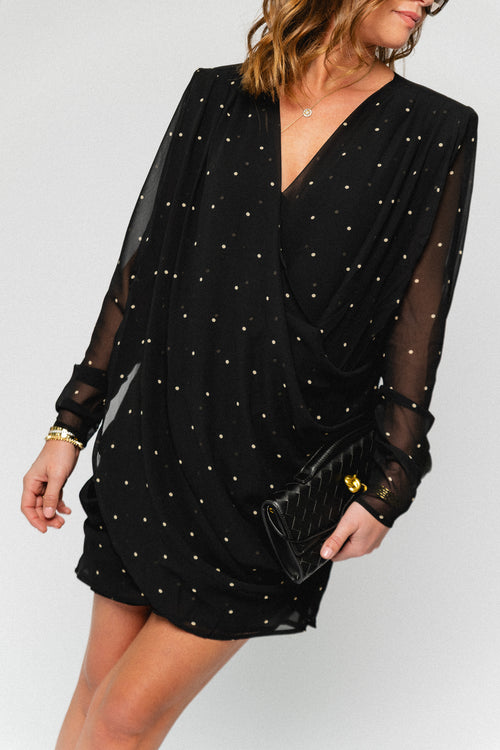GZDorthie P dress khaki dot
