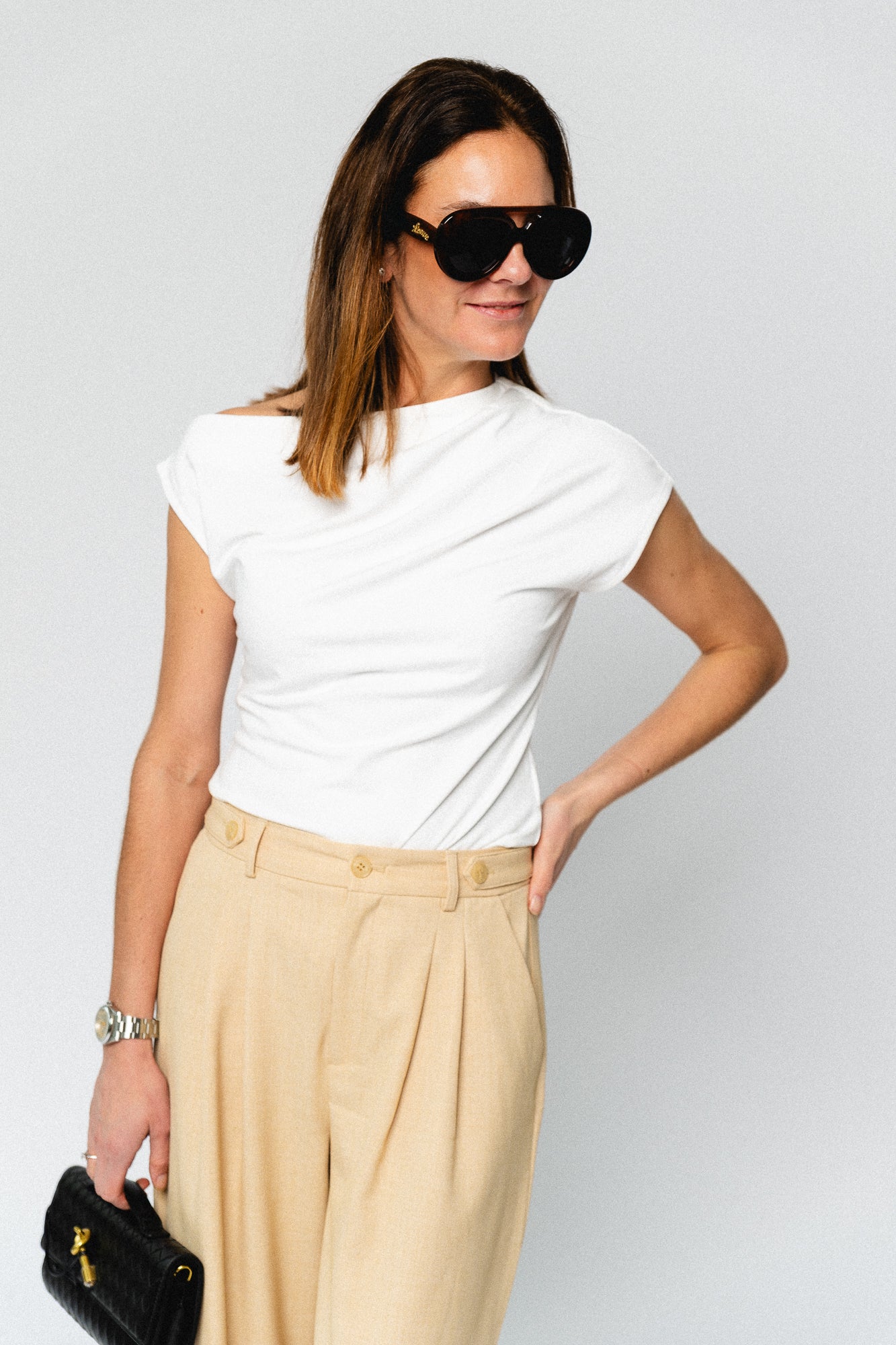 SLFMolly SS top bright white