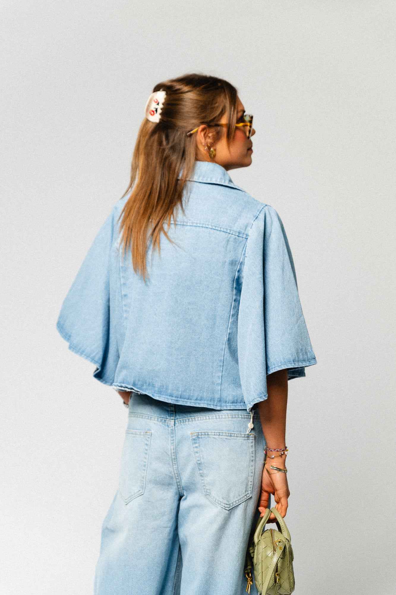 Aurelle denim shirt medium blue