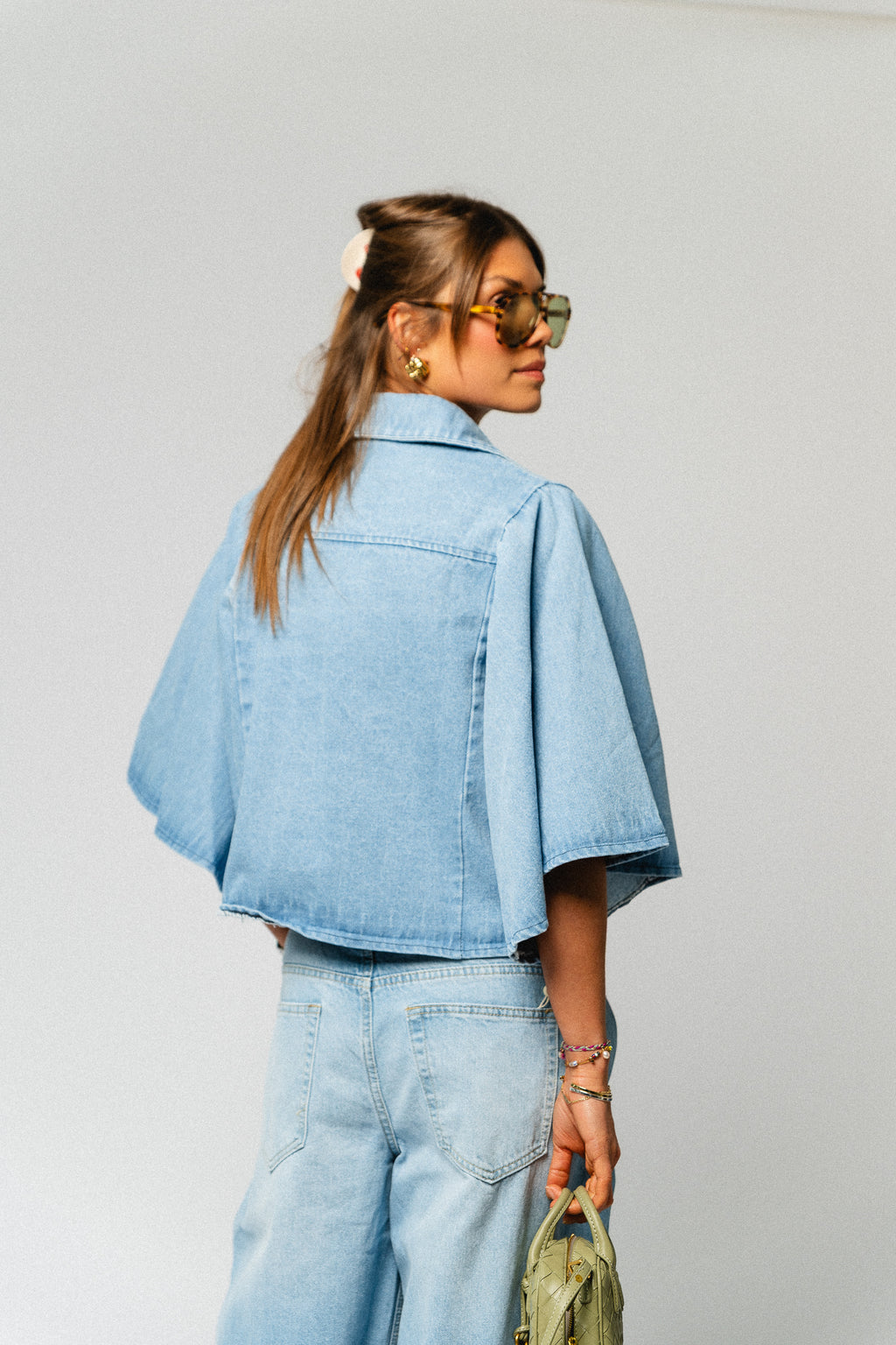 Aurelle denim shirt medium blue