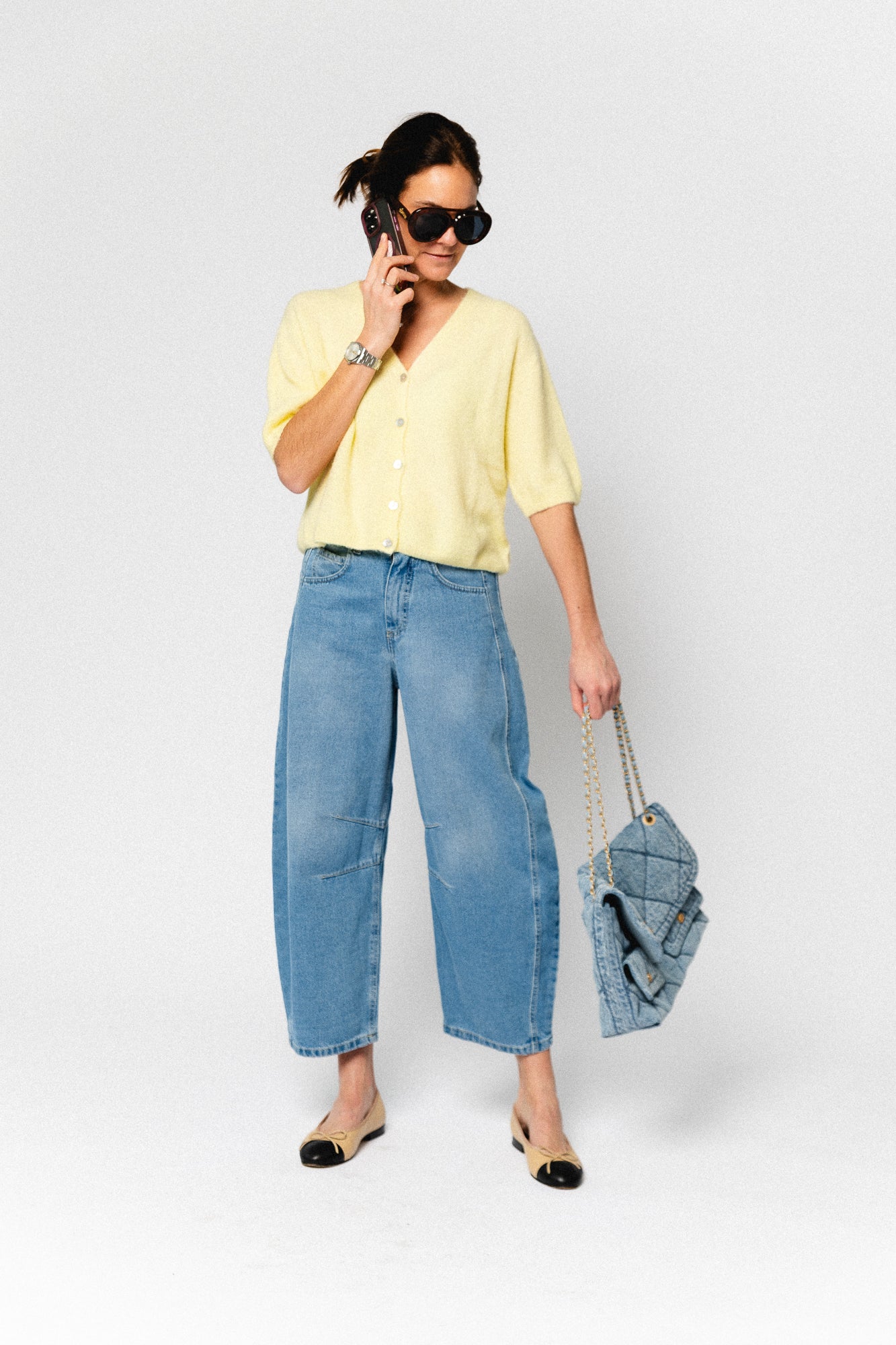 Lauranne SS cardigan butter yellow