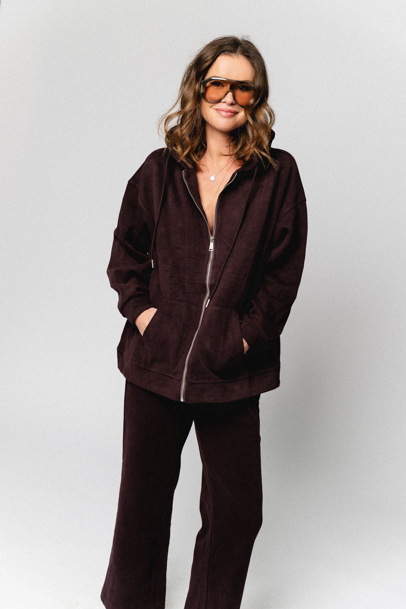 Colette zip hoodie winetasting