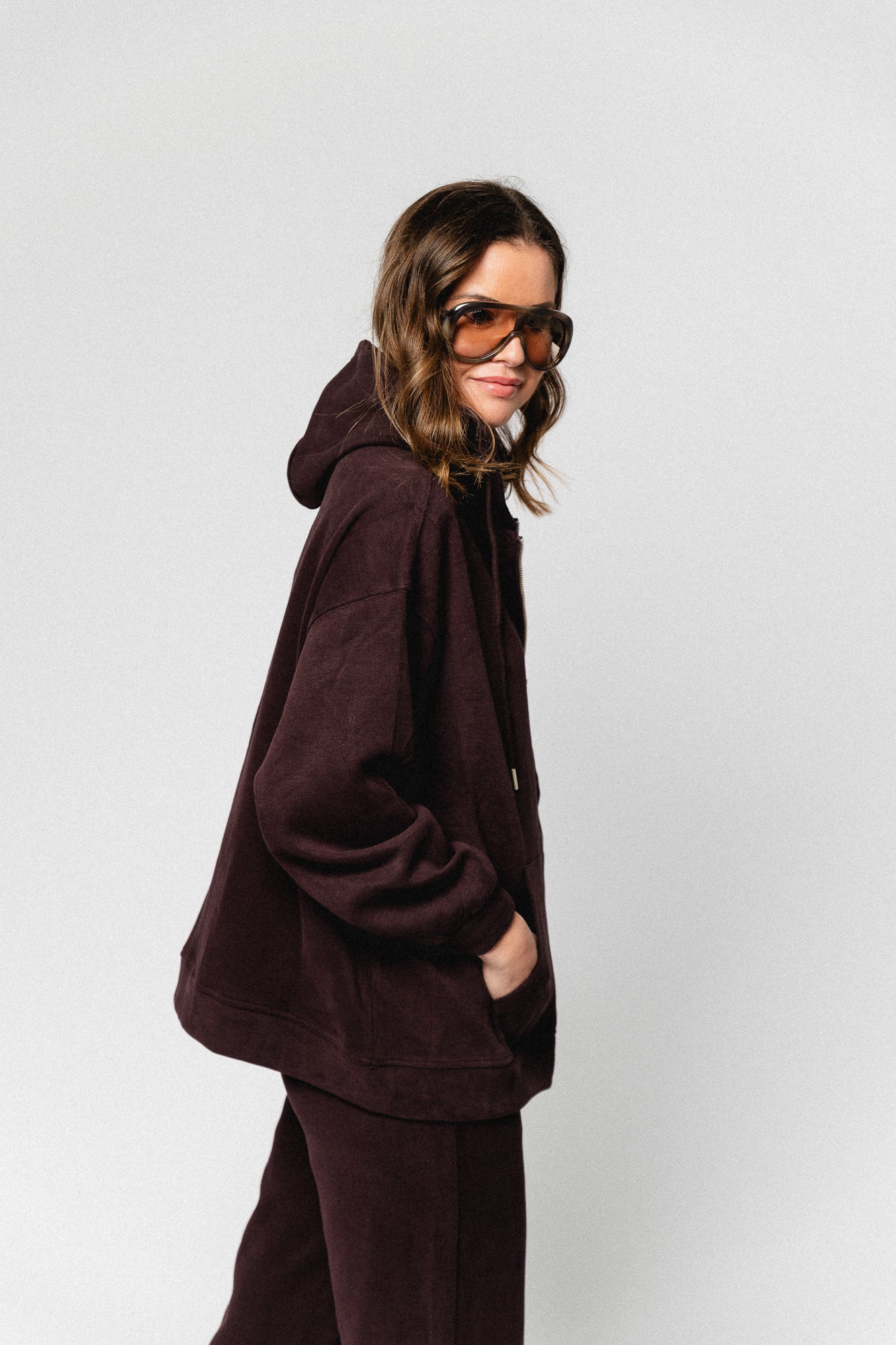 Colette zip hoodie winetasting