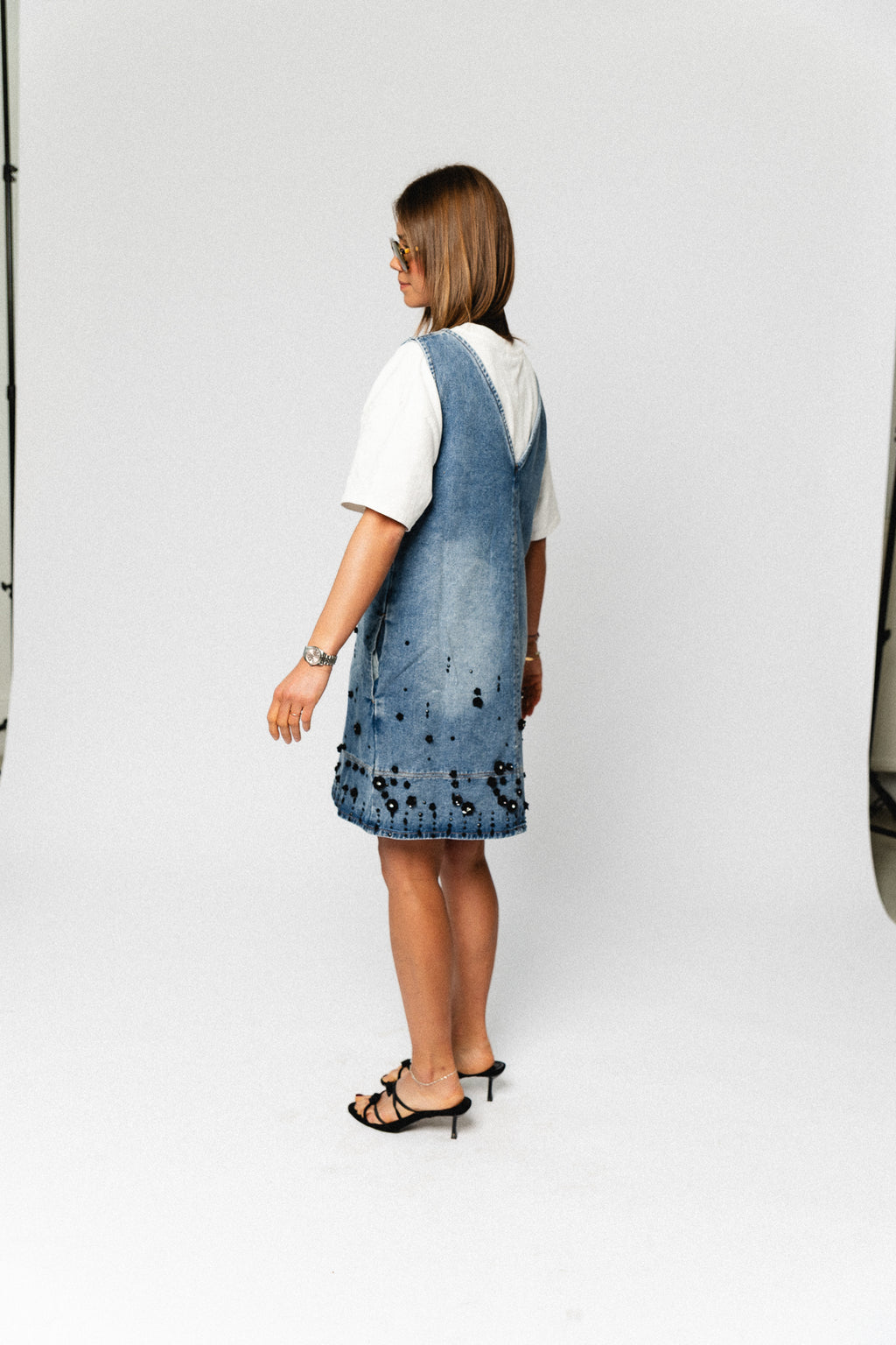 OlympeSW short denim dress