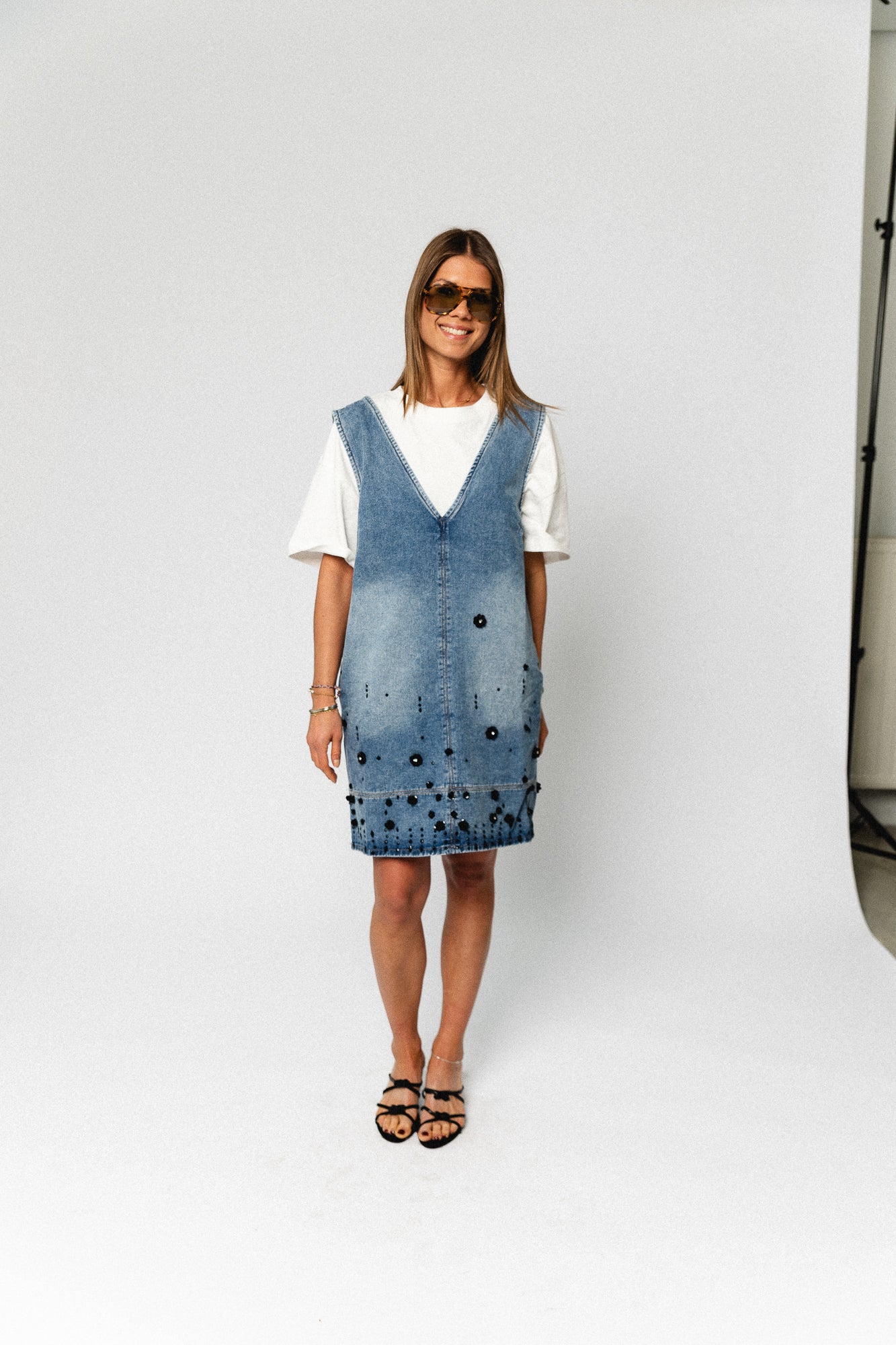 OlympeSW short denim dress