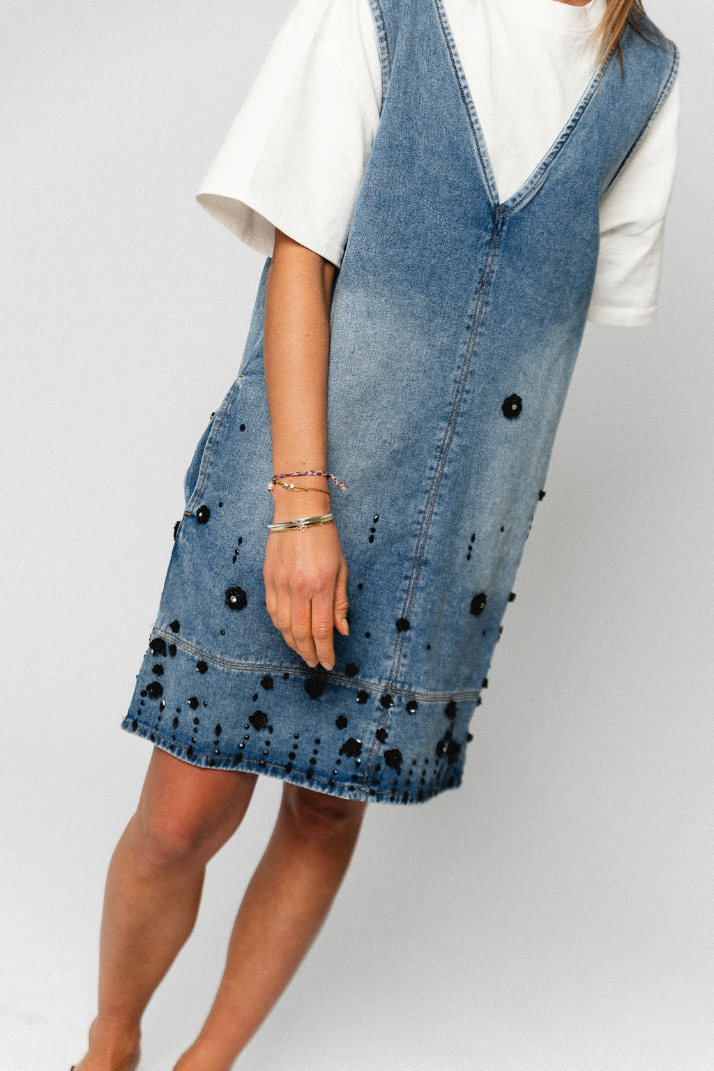 OlympeSW short denim dress