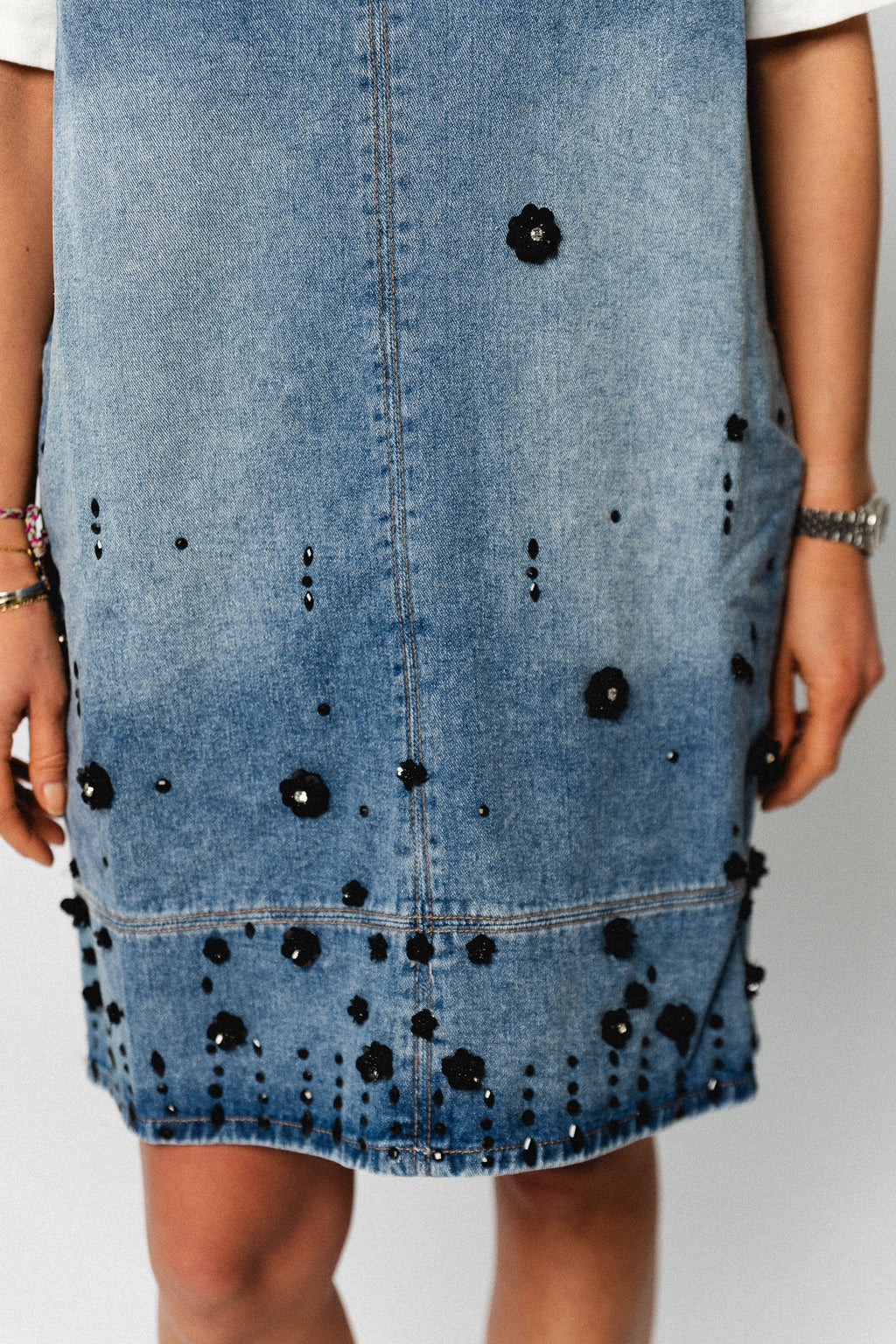 OlympeSW short denim dress
