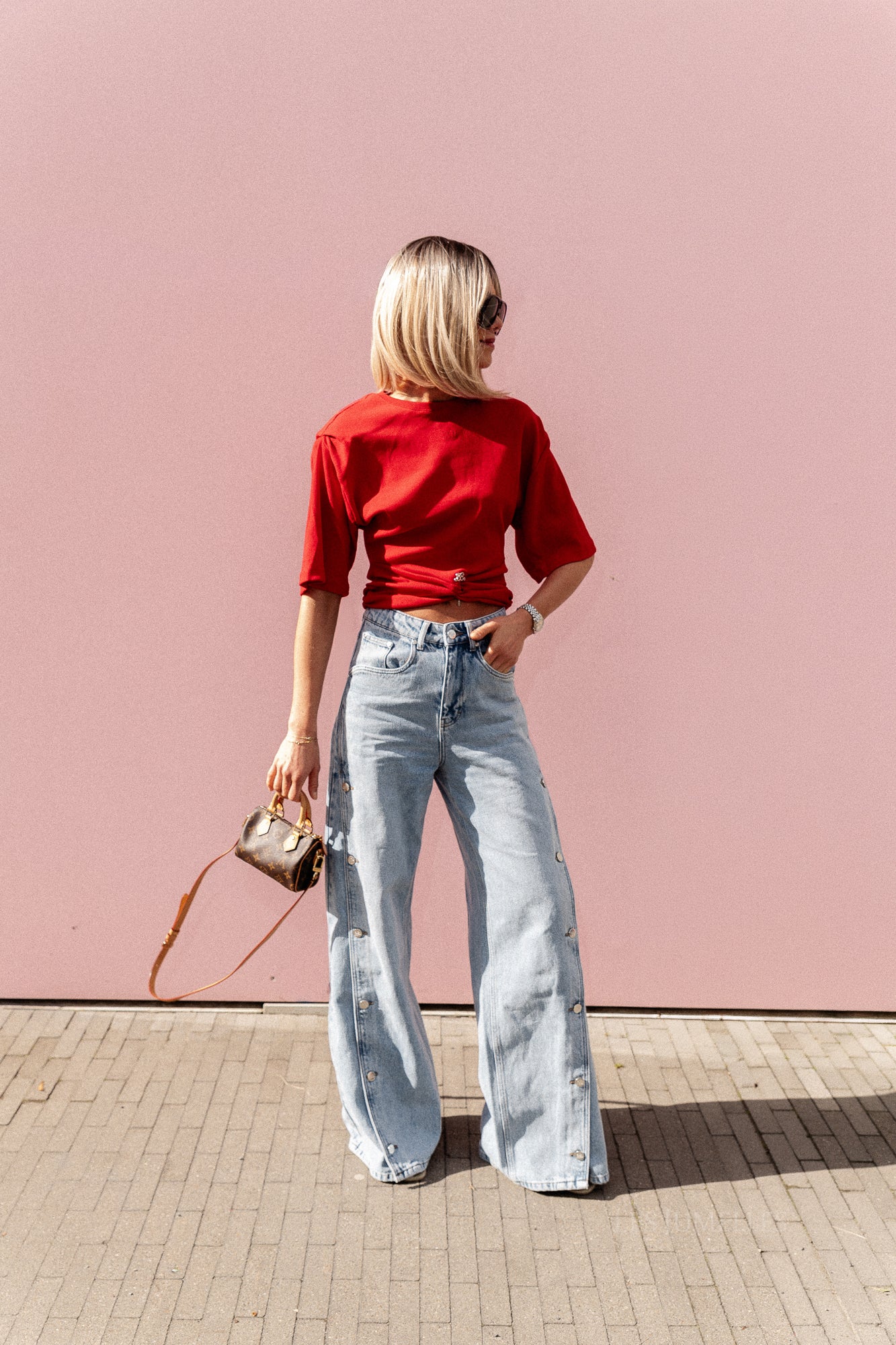 BXGSkipper tee barbados cherry – Les Jumelles