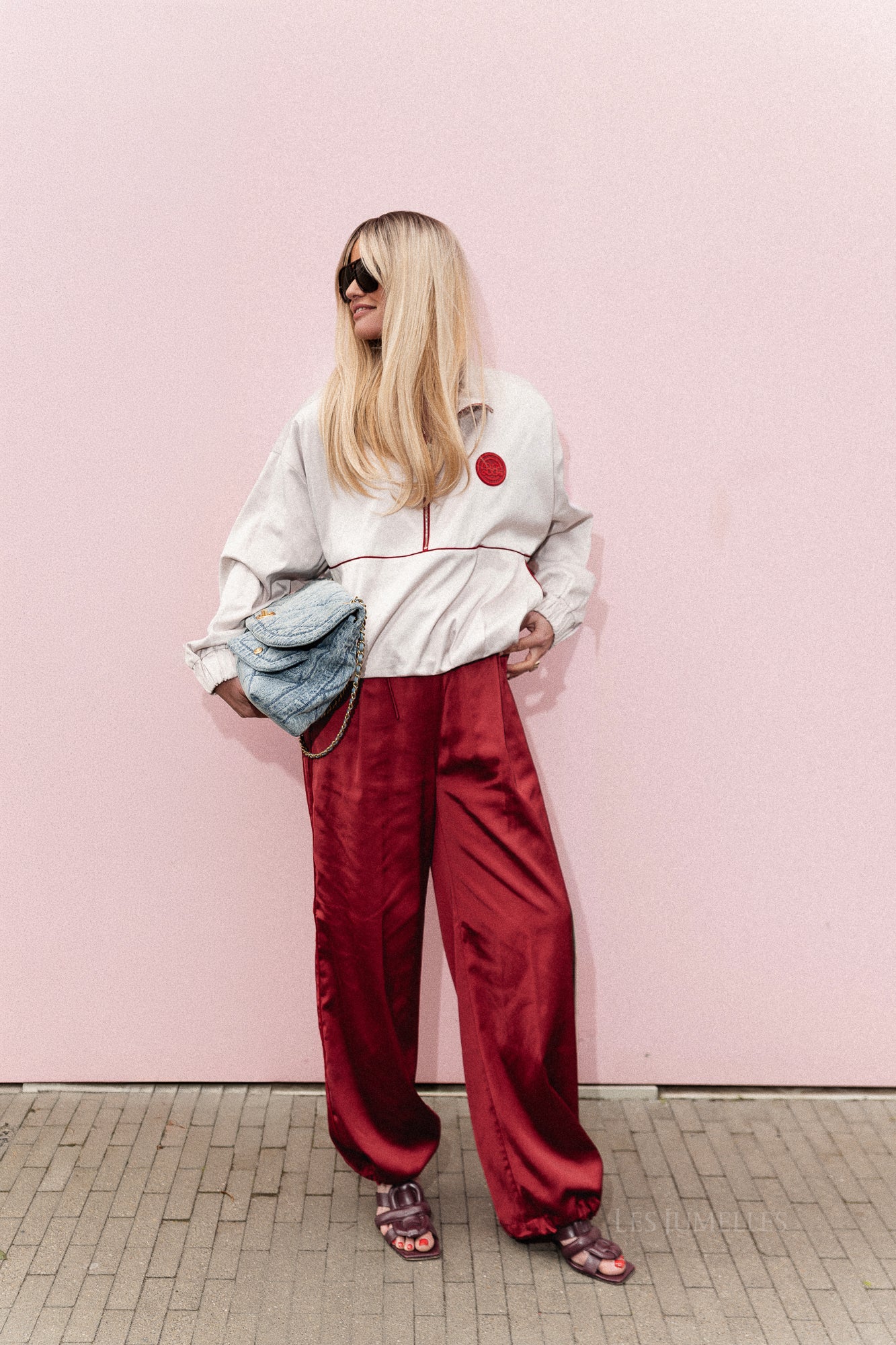 BXGRicky track jacket whitecap gray