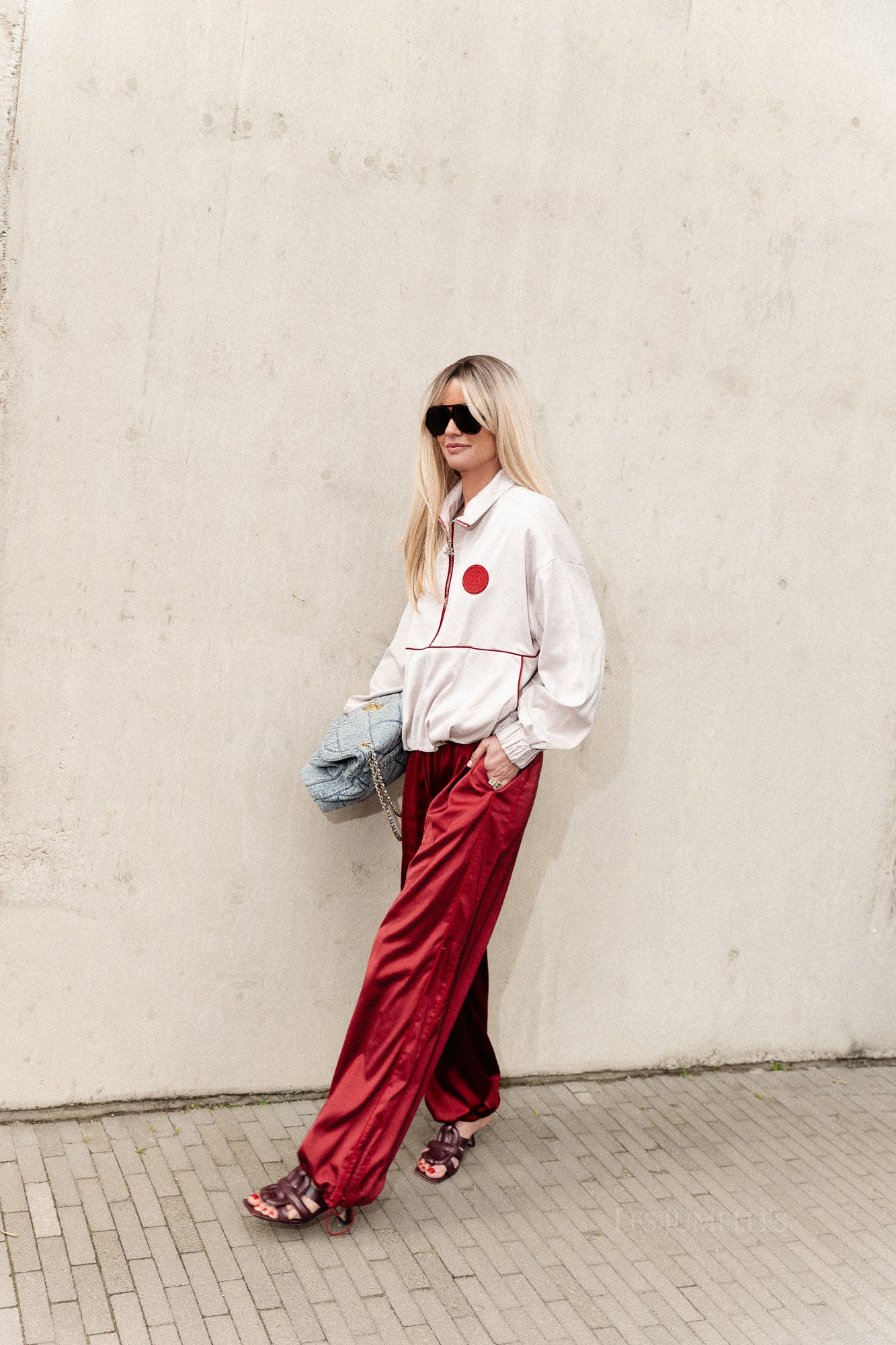 BXGRicky track jacket whitecap gray