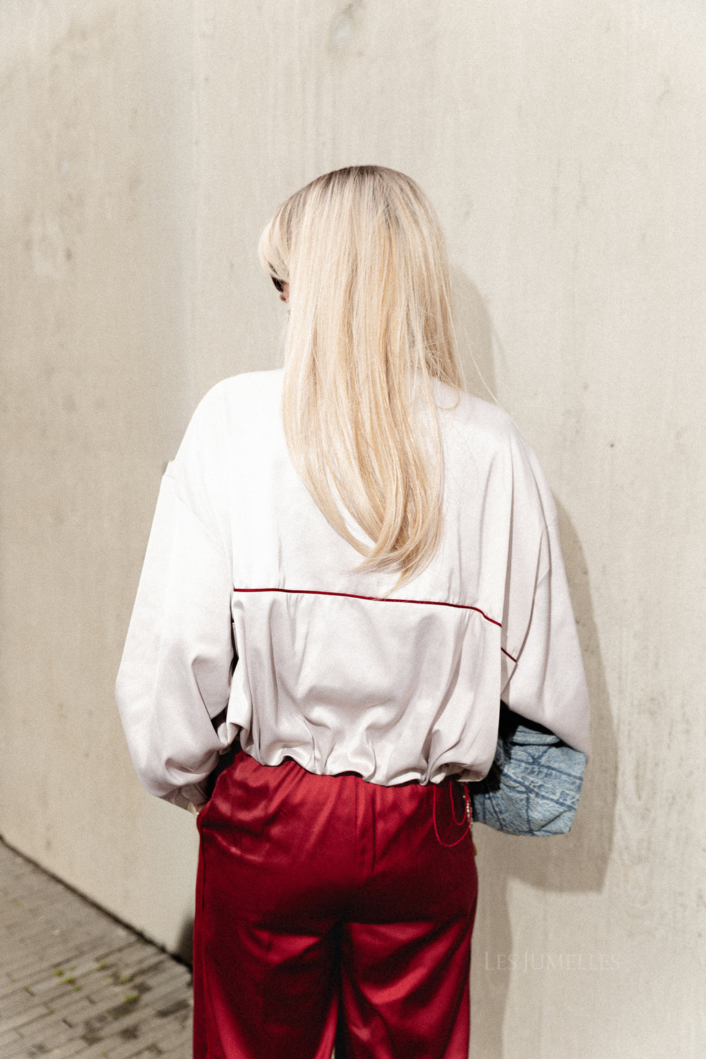 BXGRicky track jacket whitecap gray